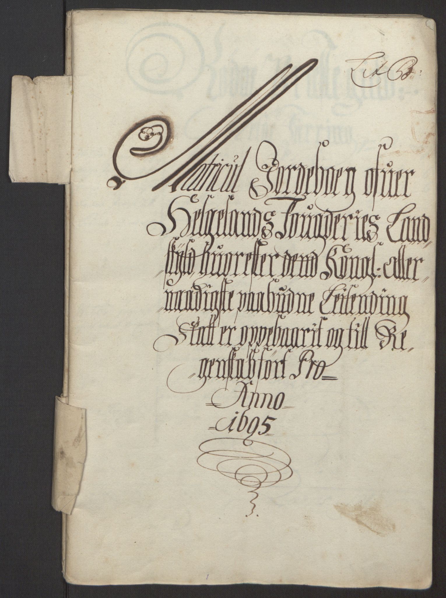 Rentekammeret inntil 1814, Reviderte regnskaper, Fogderegnskap, RA/EA-4092/R65/L4505: Fogderegnskap Helgeland, 1693-1696, p. 283