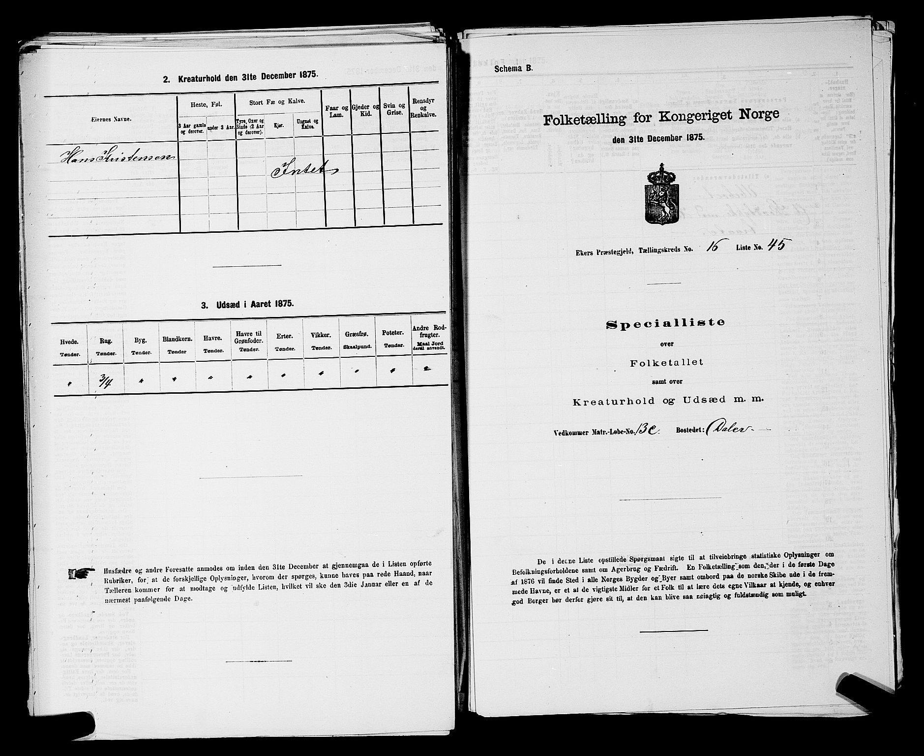 SAKO, 1875 census for 0624P Eiker, 1875, p. 2959