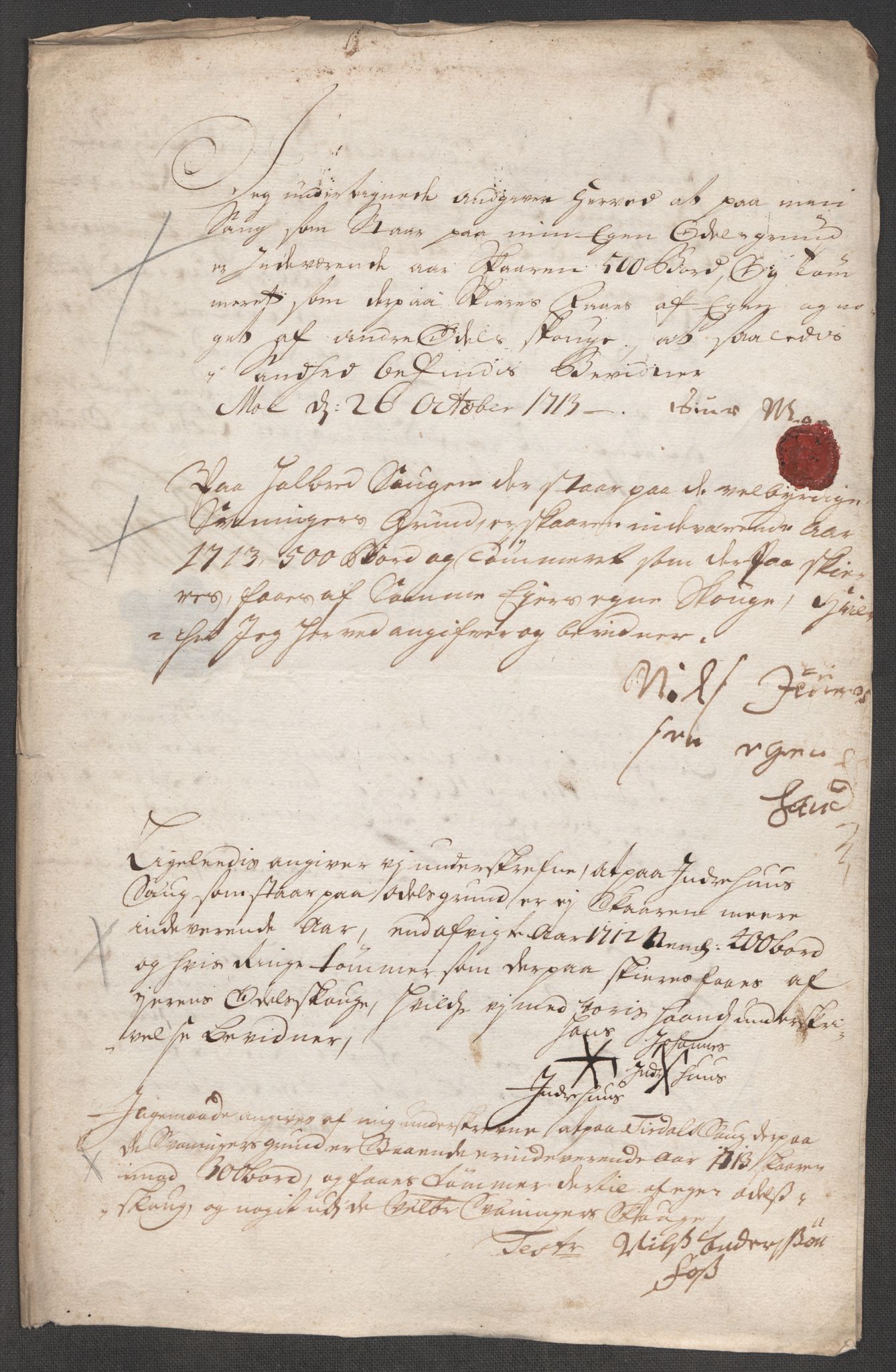 Rentekammeret inntil 1814, Reviderte regnskaper, Fogderegnskap, AV/RA-EA-4092/R53/L3437: Fogderegnskap Sunn- og Nordfjord, 1713, p. 236