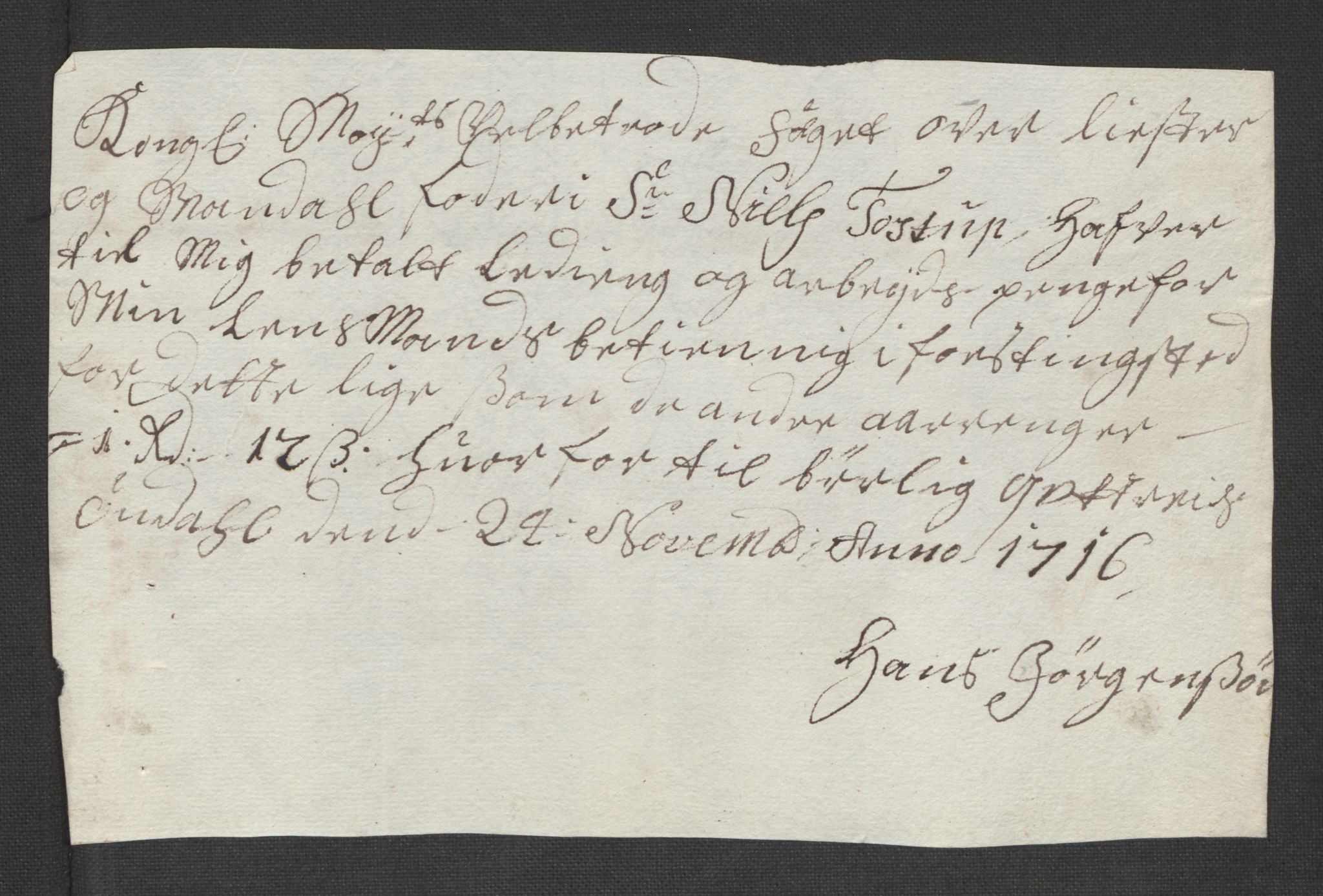 Rentekammeret inntil 1814, Reviderte regnskaper, Fogderegnskap, AV/RA-EA-4092/R43/L2560: Fogderegnskap Lista og Mandal, 1716, p. 209