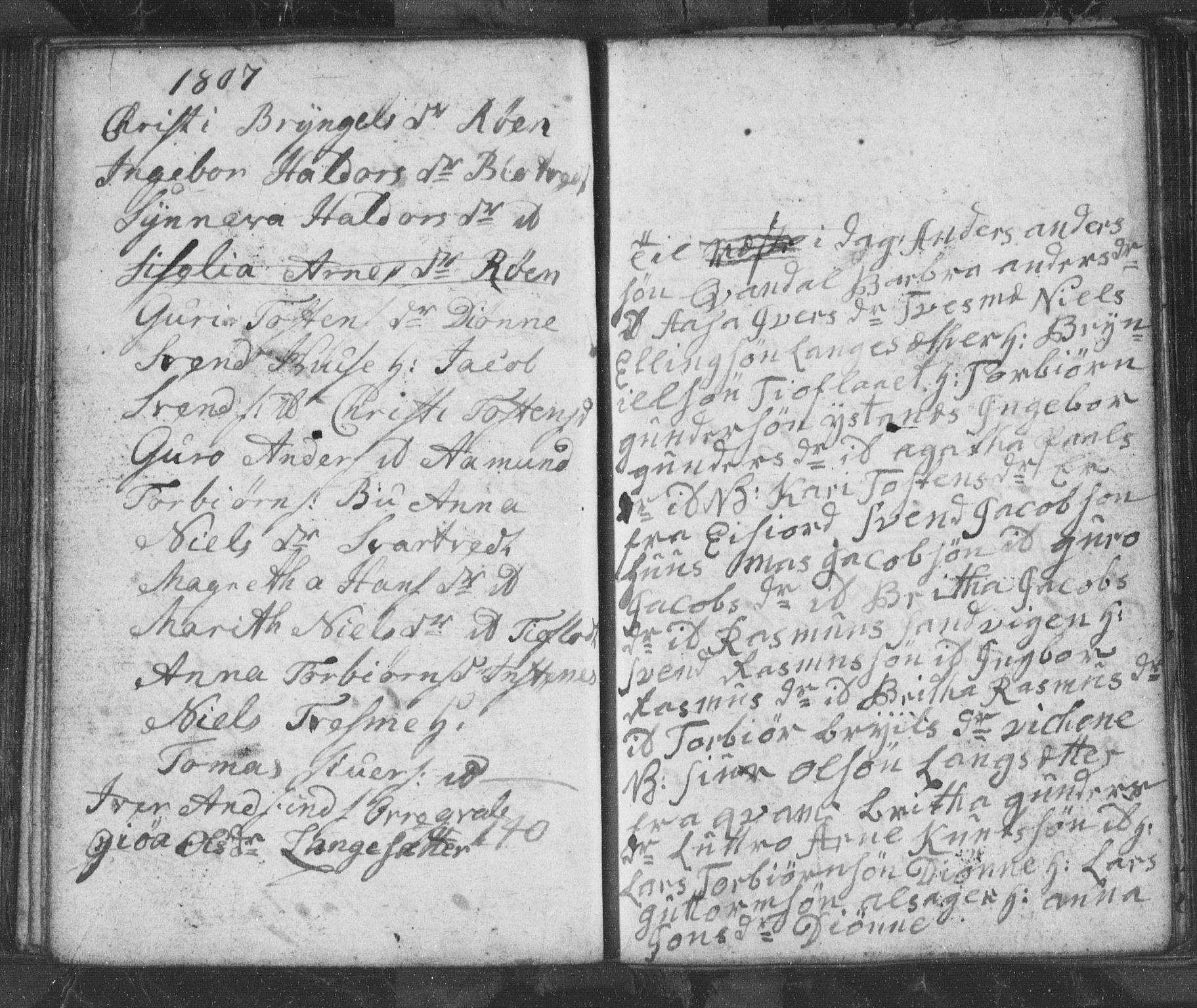 Ullensvang sokneprestembete, AV/SAB-A-78701/H/Hab: Parish register (copy) no. E 5, 1804-1811