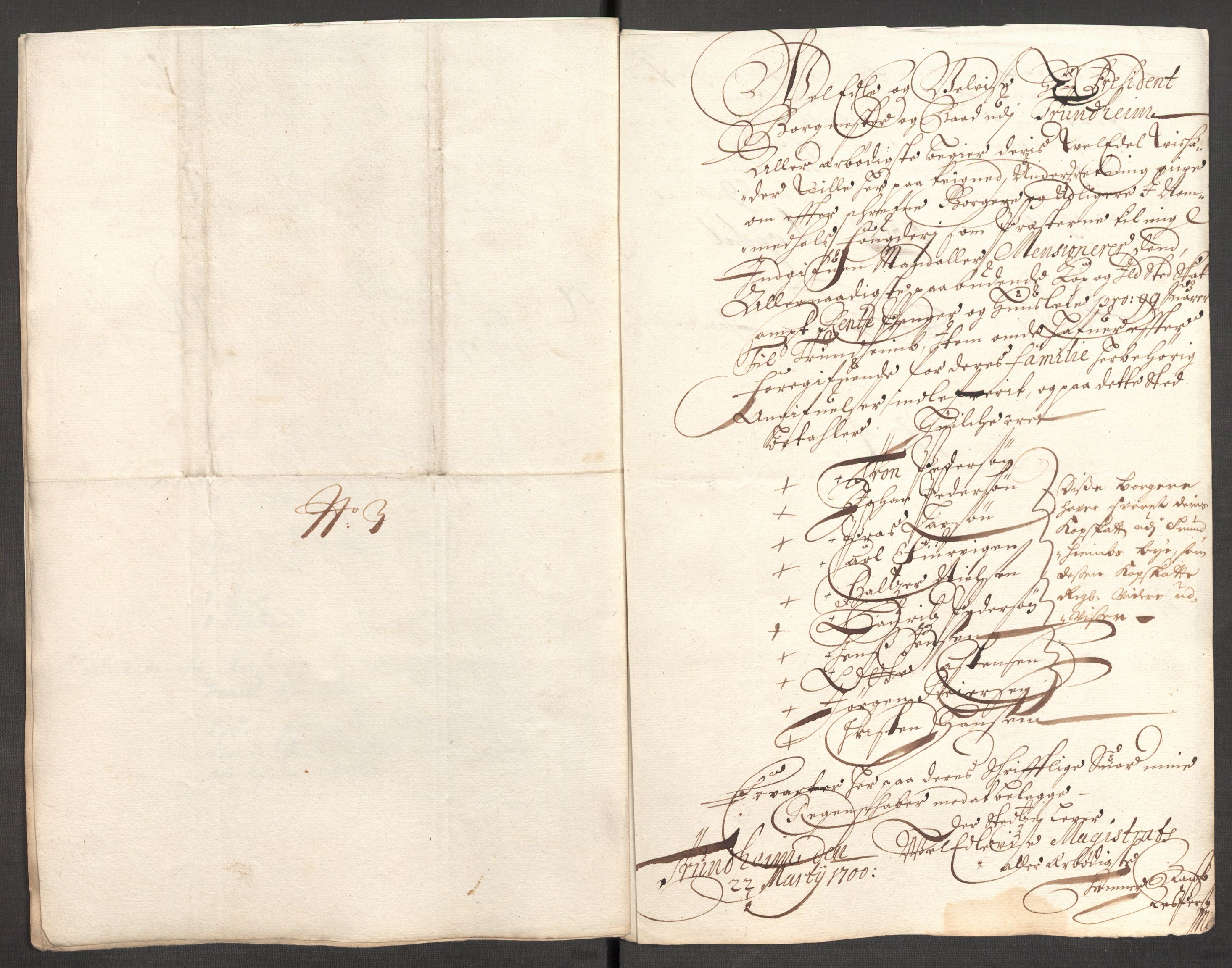 Rentekammeret inntil 1814, Reviderte regnskaper, Fogderegnskap, RA/EA-4092/R64/L4426: Fogderegnskap Namdal, 1699-1700, p. 127