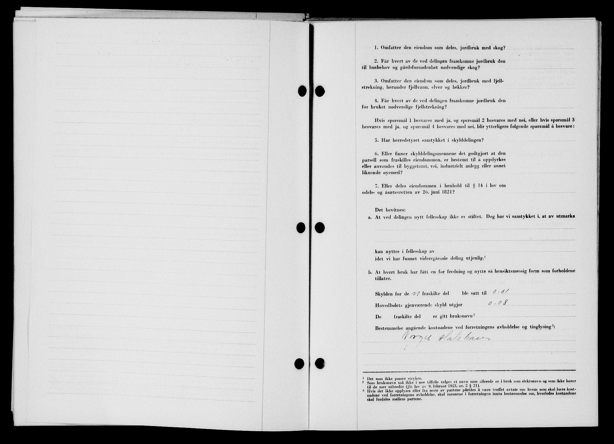 Flekkefjord sorenskriveri, AV/SAK-1221-0001/G/Gb/Gba/L0062: Mortgage book no. A-10, 1947-1947, Diary no: : 615/1947