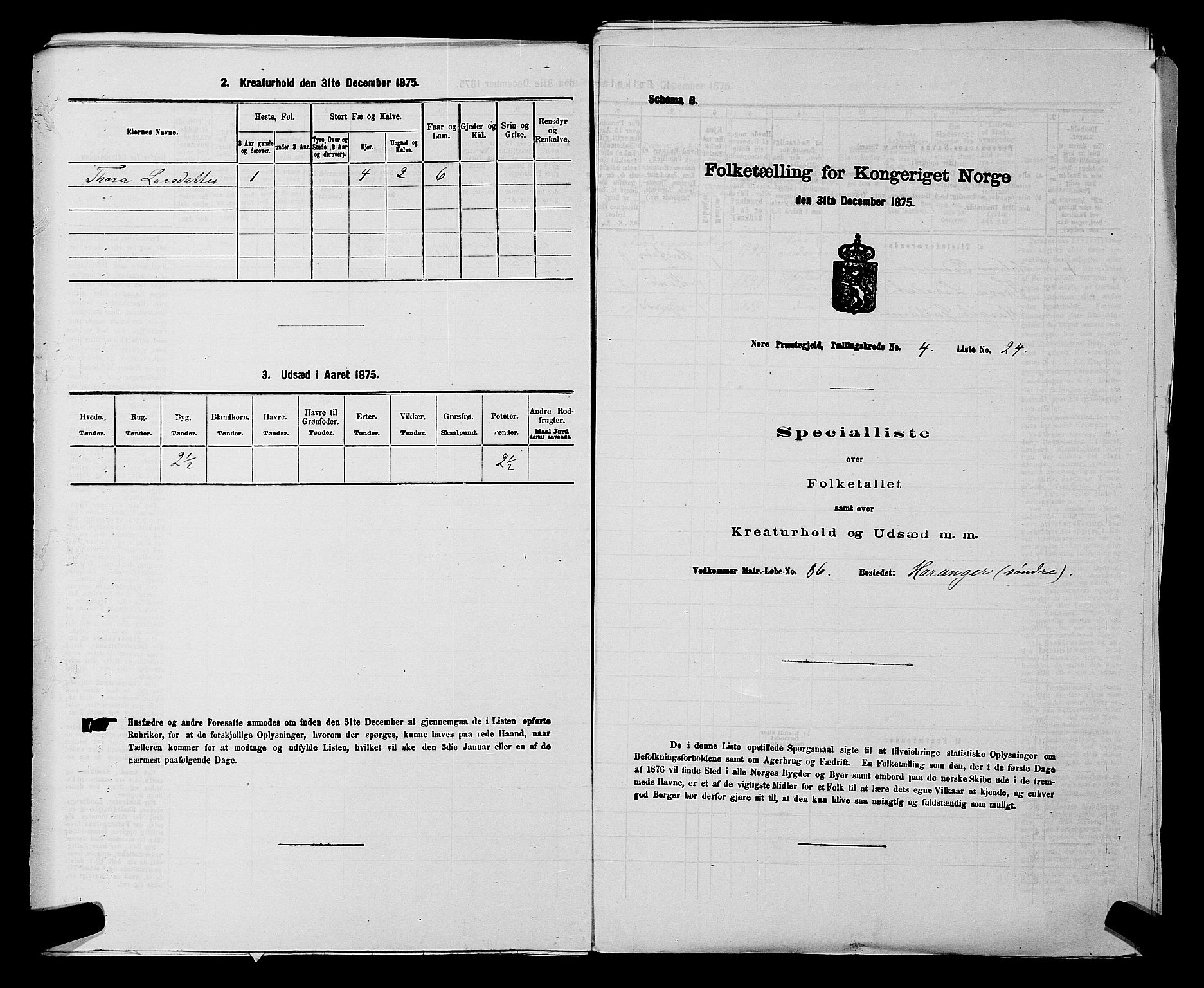SAKO, 1875 census for 0633P Nore, 1875, p. 572
