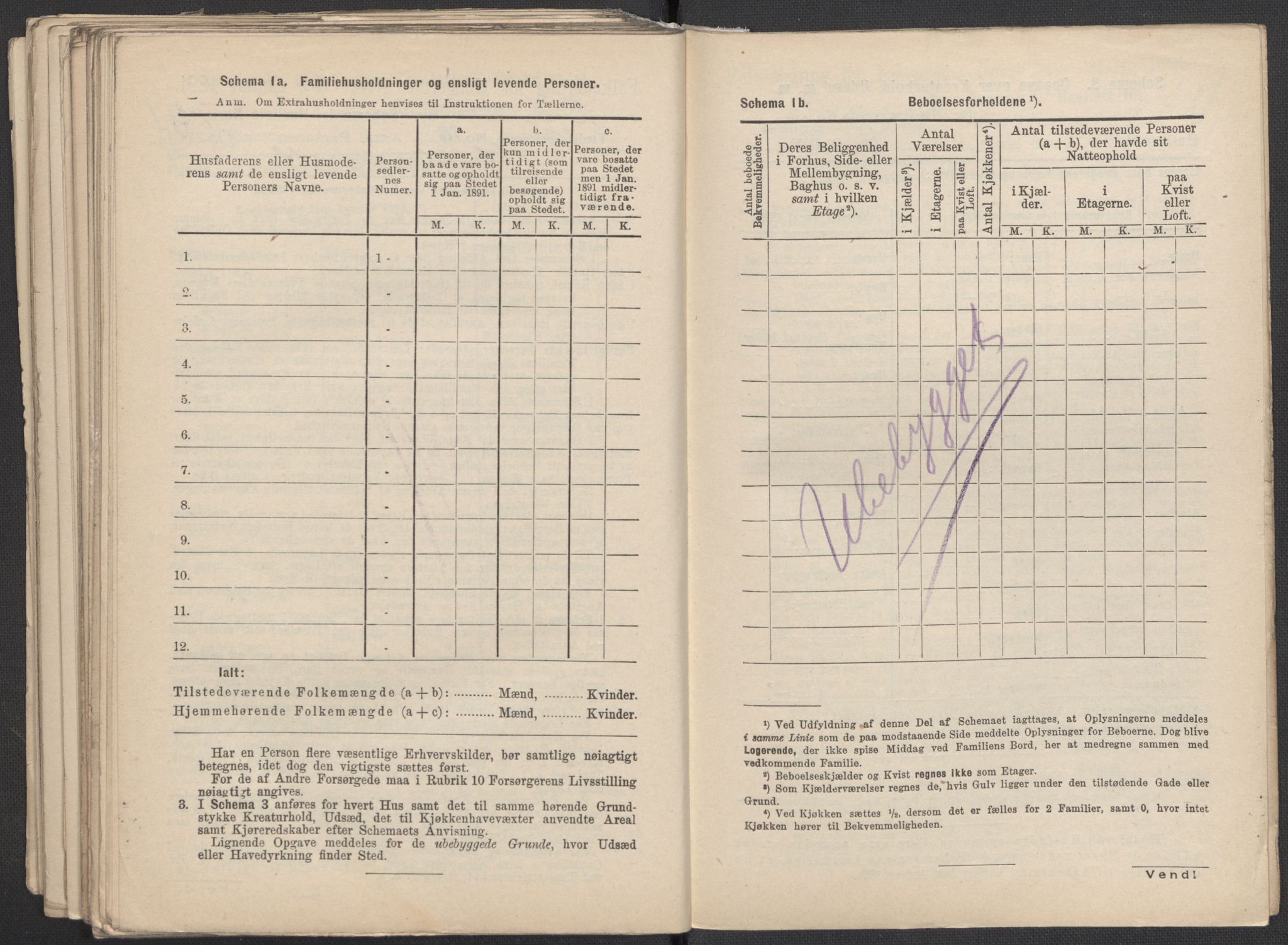 RA, 1891 Census for 1301 Bergen, 1891, p. 1746