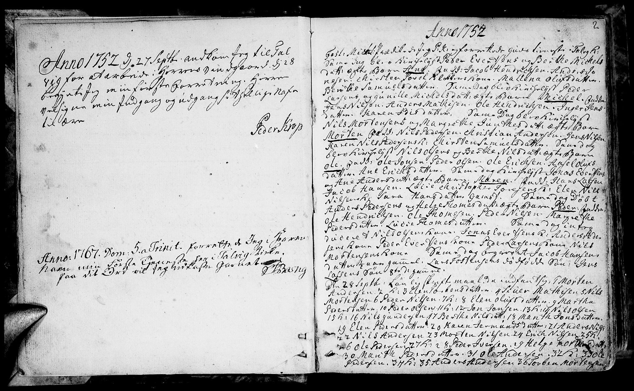 Talvik sokneprestkontor, SATØ/S-1337/H/Ha/L0004kirke: Parish register (official) no. 4, 1752-1772, p. 2