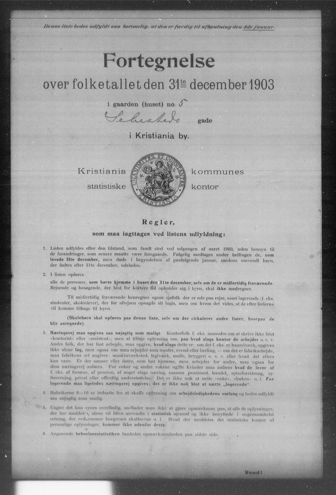 OBA, Municipal Census 1903 for Kristiania, 1903, p. 17990