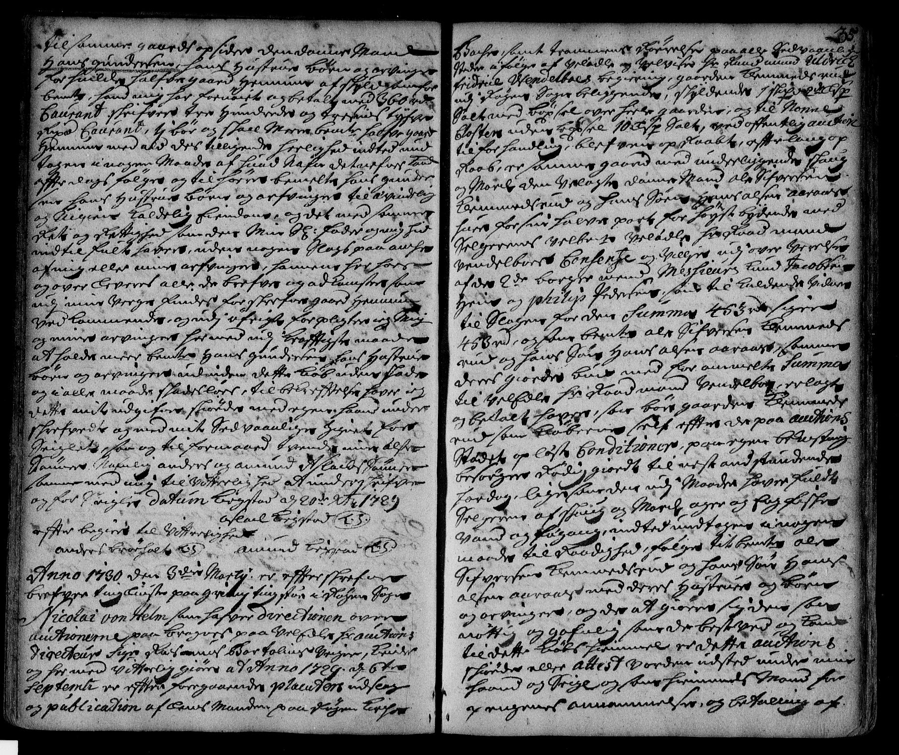 Lier, Røyken og Hurum sorenskriveri, SAKO/A-89/G/Ga/Gaa/L0002: Mortgage book no. II, 1725-1755, p. 35