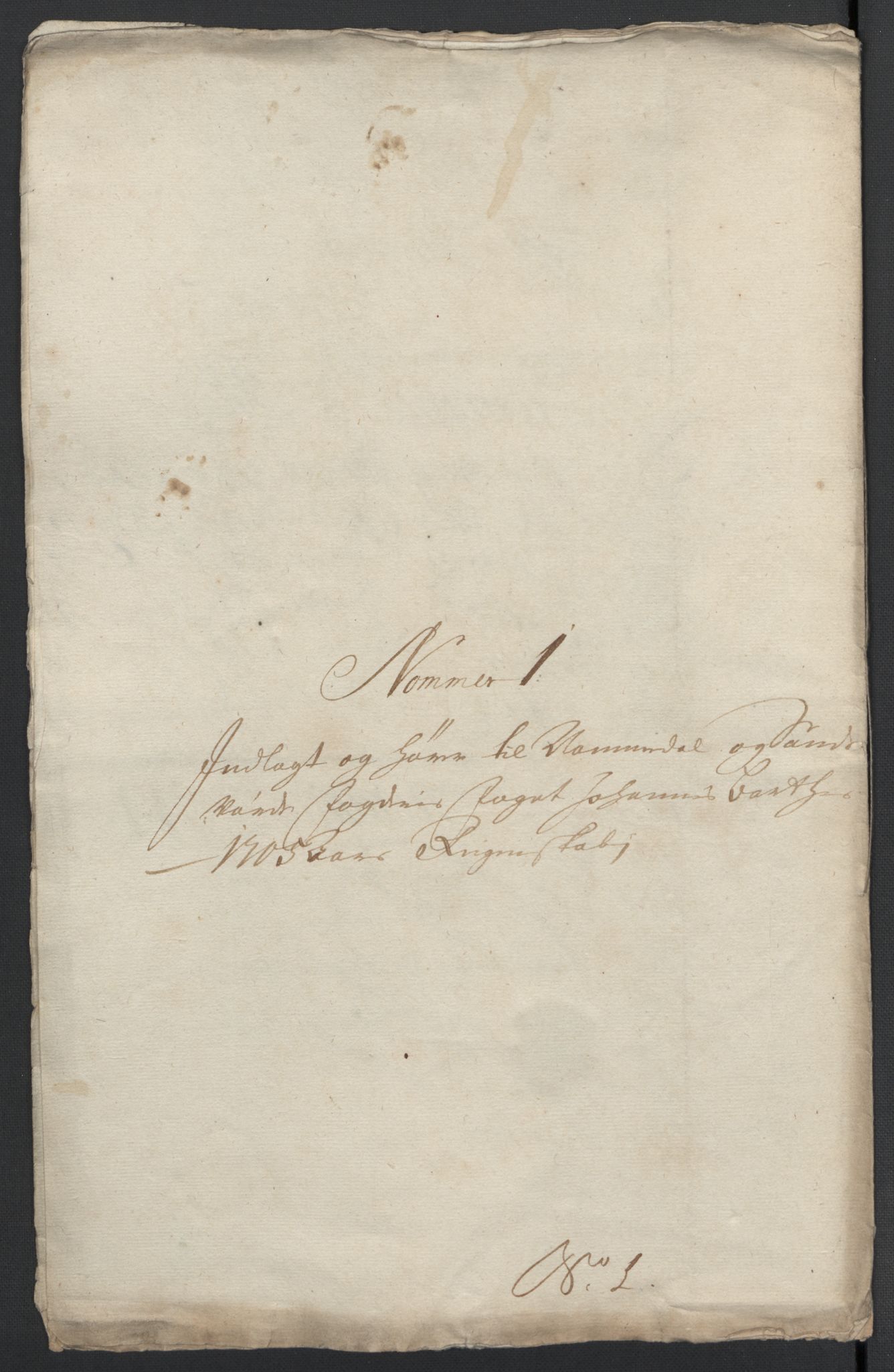 Rentekammeret inntil 1814, Reviderte regnskaper, Fogderegnskap, RA/EA-4092/R24/L1583: Fogderegnskap Numedal og Sandsvær, 1705-1706, p. 17