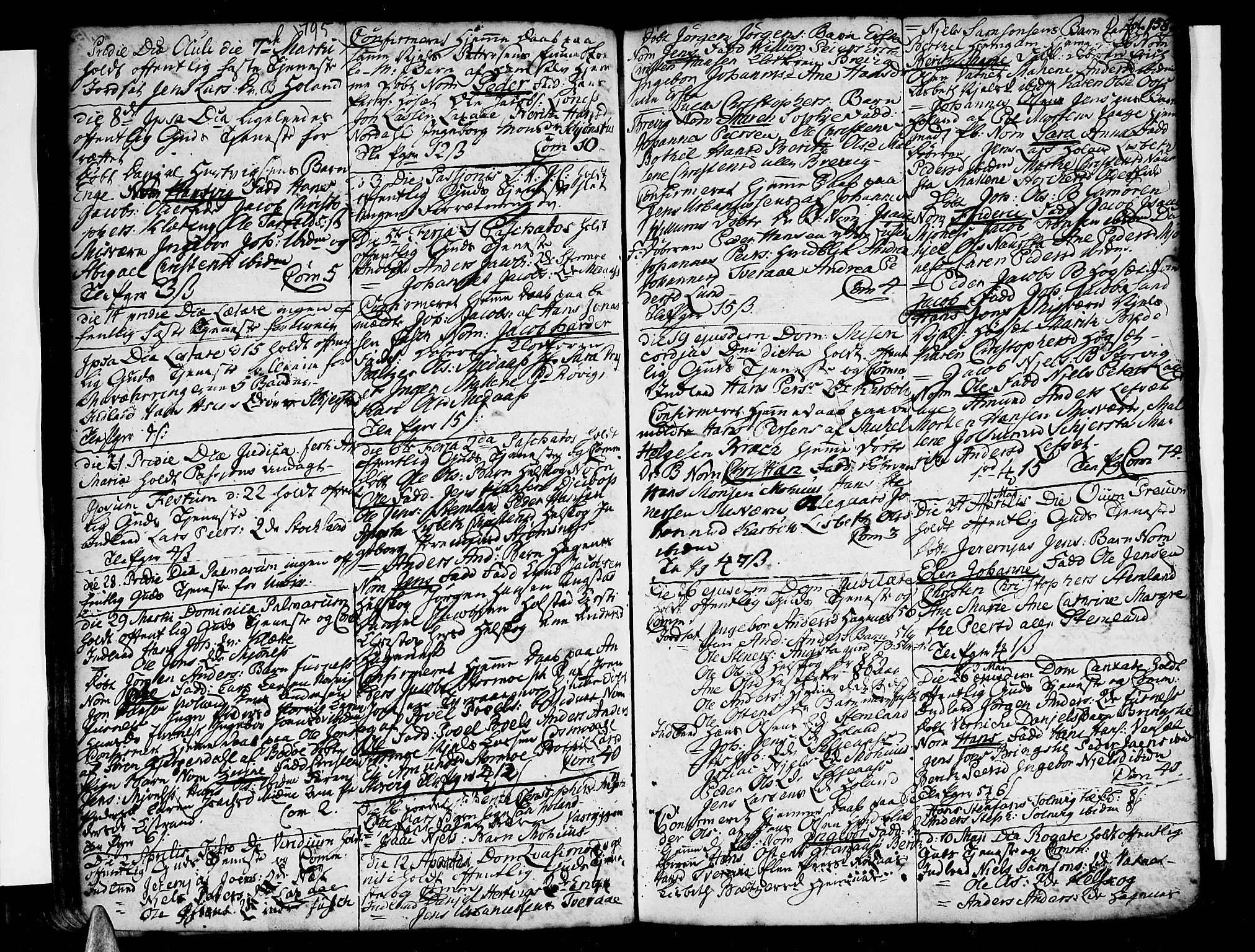 Ministerialprotokoller, klokkerbøker og fødselsregistre - Nordland, SAT/A-1459/852/L0735: Parish register (official) no. 852A05, 1762-1820, p. 158