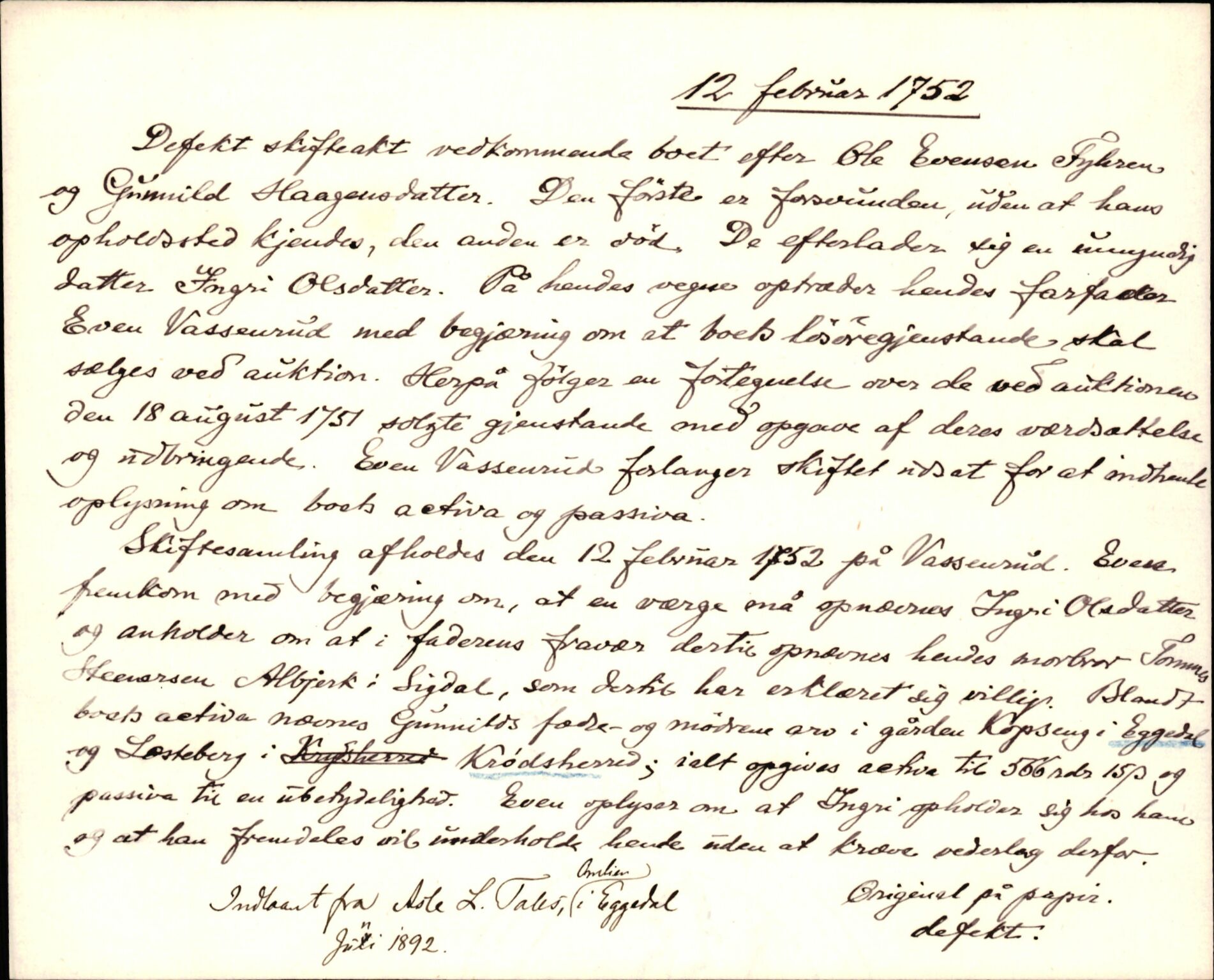 Riksarkivets diplomsamling, AV/RA-EA-5965/F35/F35d/L0006: Innlånte diplomer, seddelregister, 1691-1858, p. 453