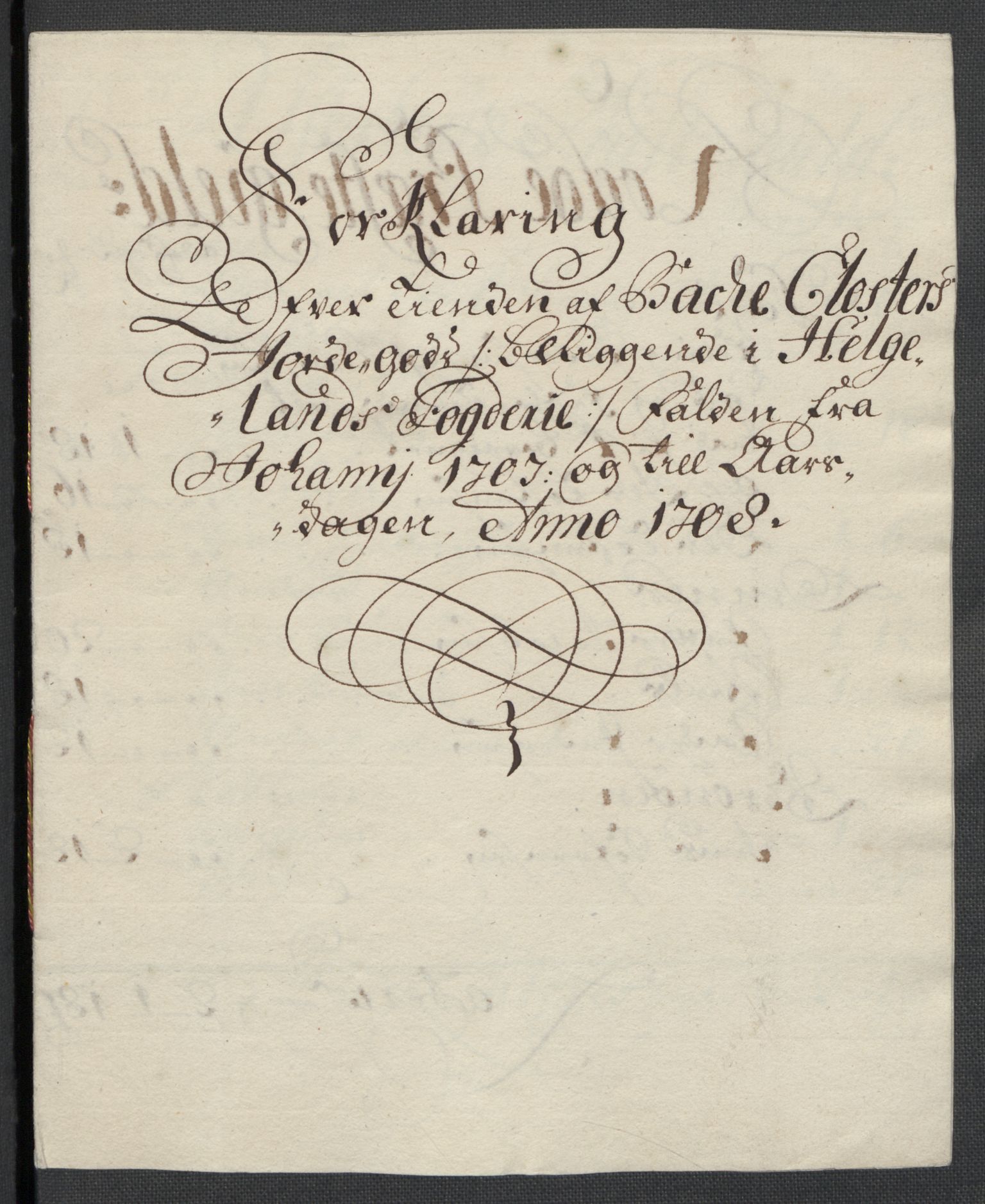 Rentekammeret inntil 1814, Reviderte regnskaper, Fogderegnskap, AV/RA-EA-4092/R65/L4510: Fogderegnskap Helgeland, 1708-1709, p. 15