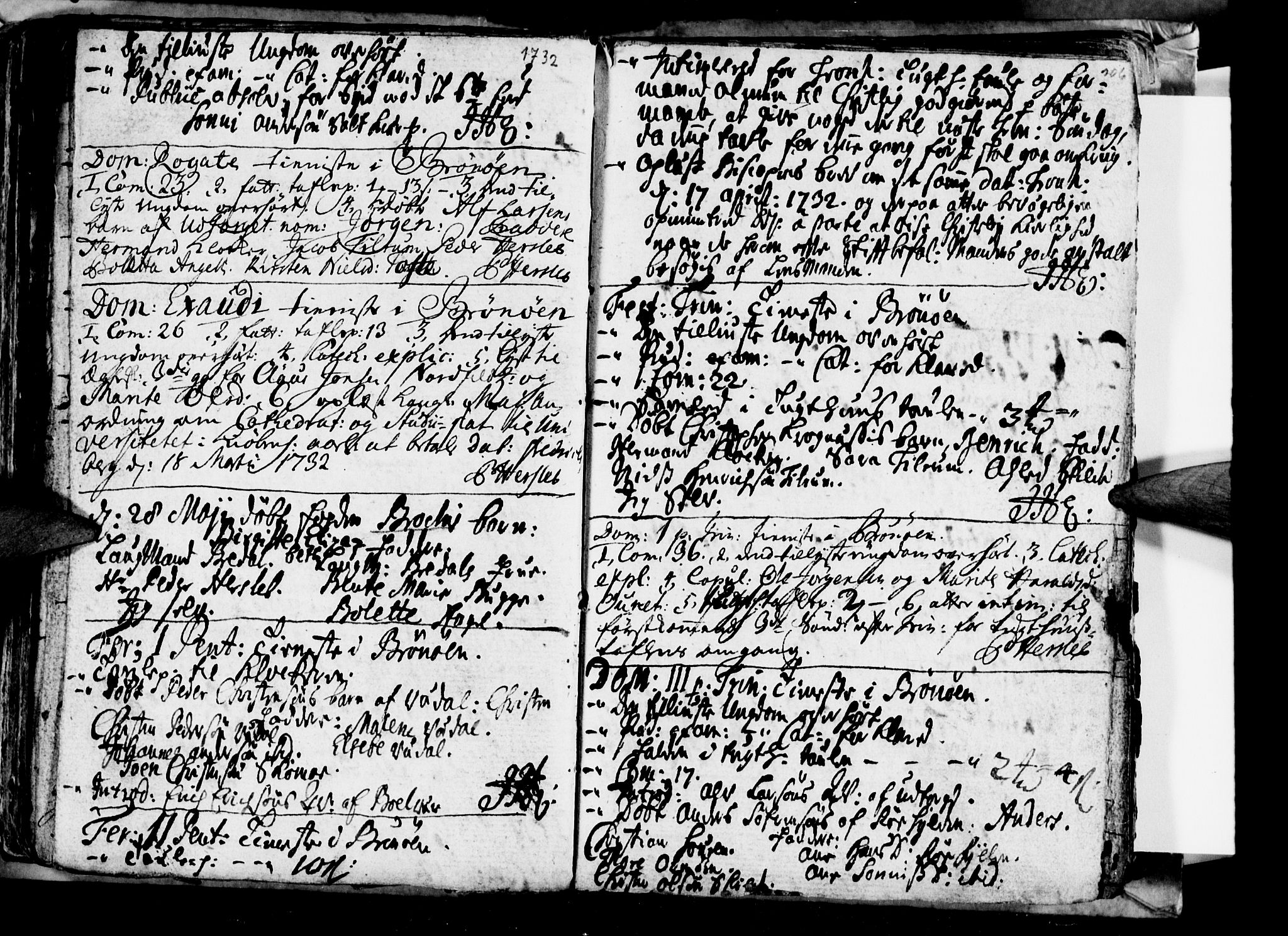 Ministerialprotokoller, klokkerbøker og fødselsregistre - Nordland, AV/SAT-A-1459/813/L0194: Parish register (official) no. 813A04, 1719-1758, p. 106