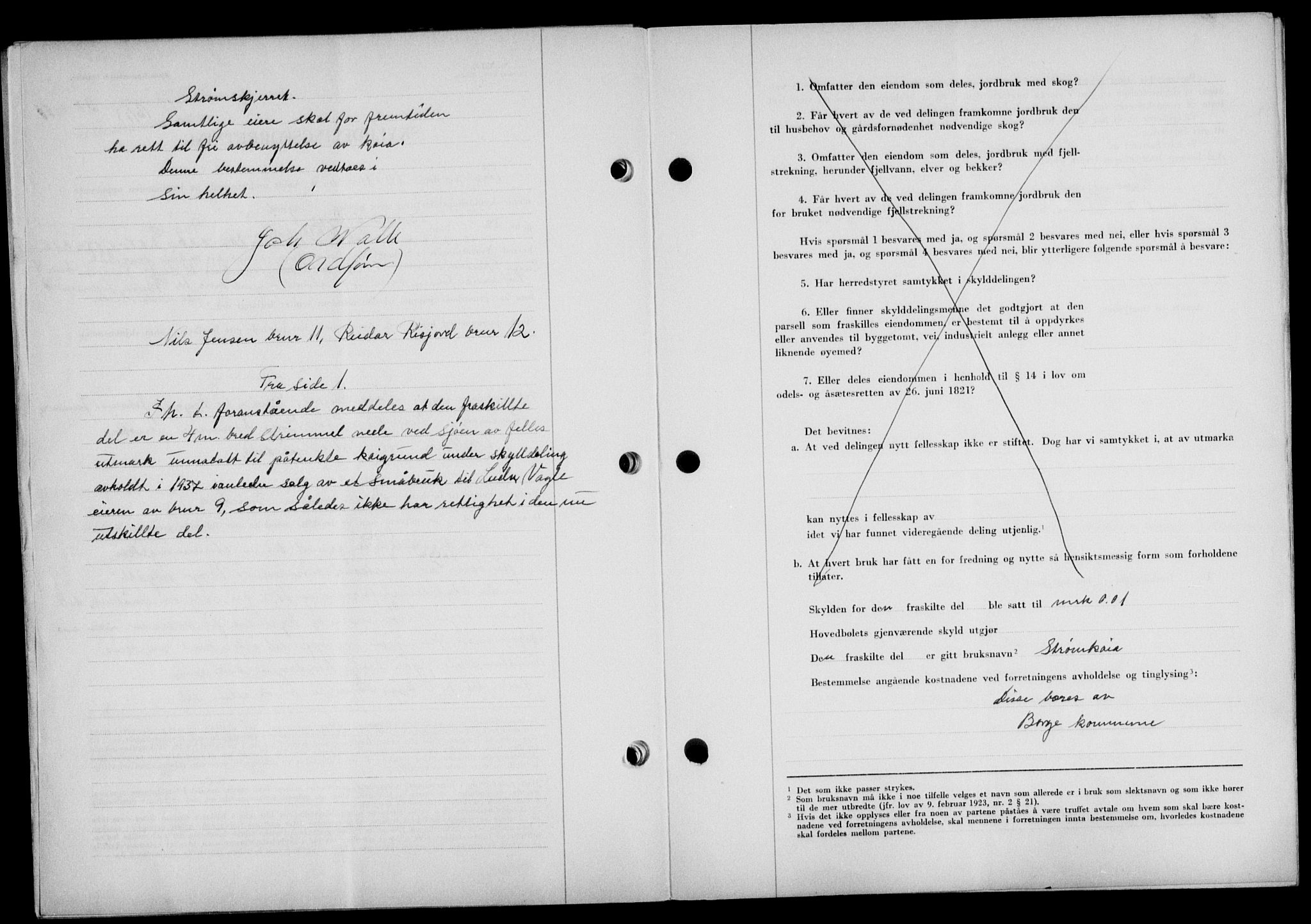 Lofoten sorenskriveri, SAT/A-0017/1/2/2C/L0025a: Mortgage book no. 25a, 1950-1951, Diary no: : 30/1951