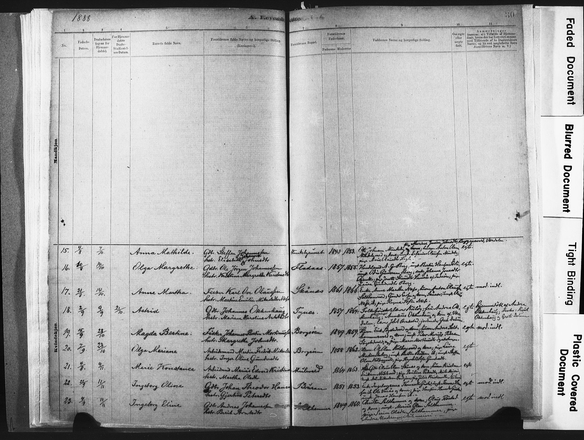 Ministerialprotokoller, klokkerbøker og fødselsregistre - Nord-Trøndelag, SAT/A-1458/721/L0207: Parish register (official) no. 721A02, 1880-1911, p. 30