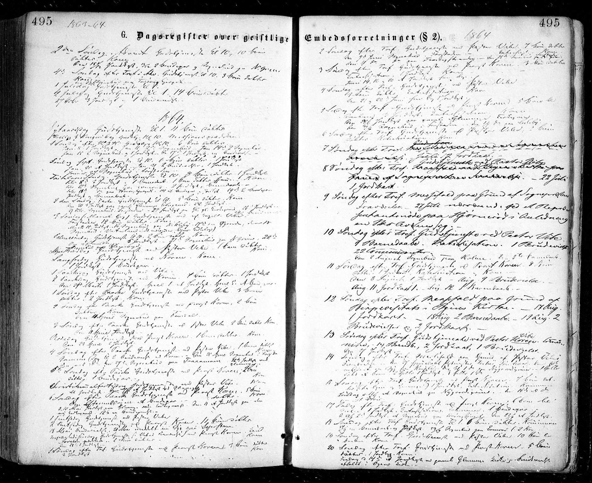 Glemmen prestekontor Kirkebøker, AV/SAO-A-10908/F/Fa/L0008: Parish register (official) no. 8, 1862-1871, p. 495