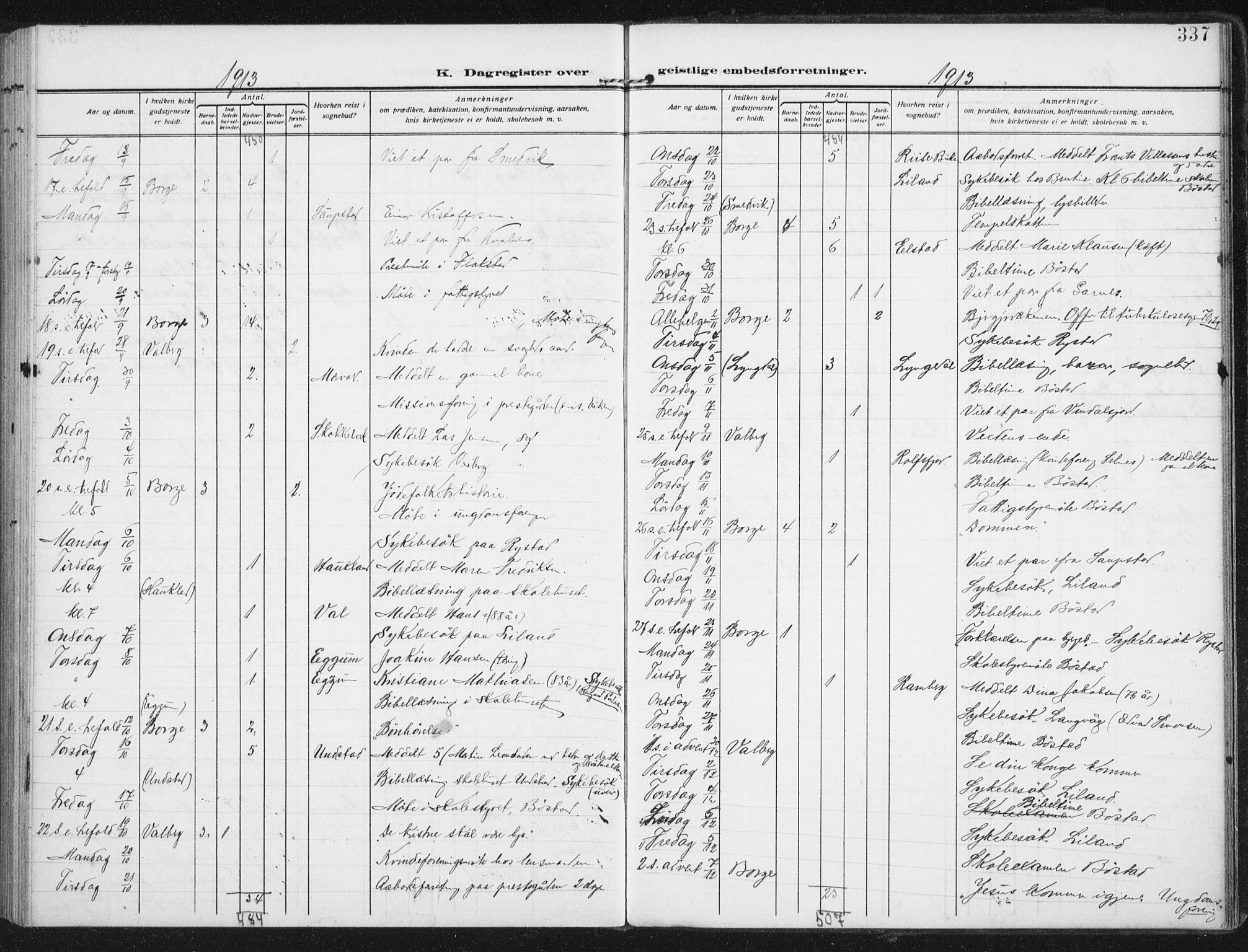Ministerialprotokoller, klokkerbøker og fødselsregistre - Nordland, SAT/A-1459/880/L1135: Parish register (official) no. 880A09, 1908-1919, p. 337