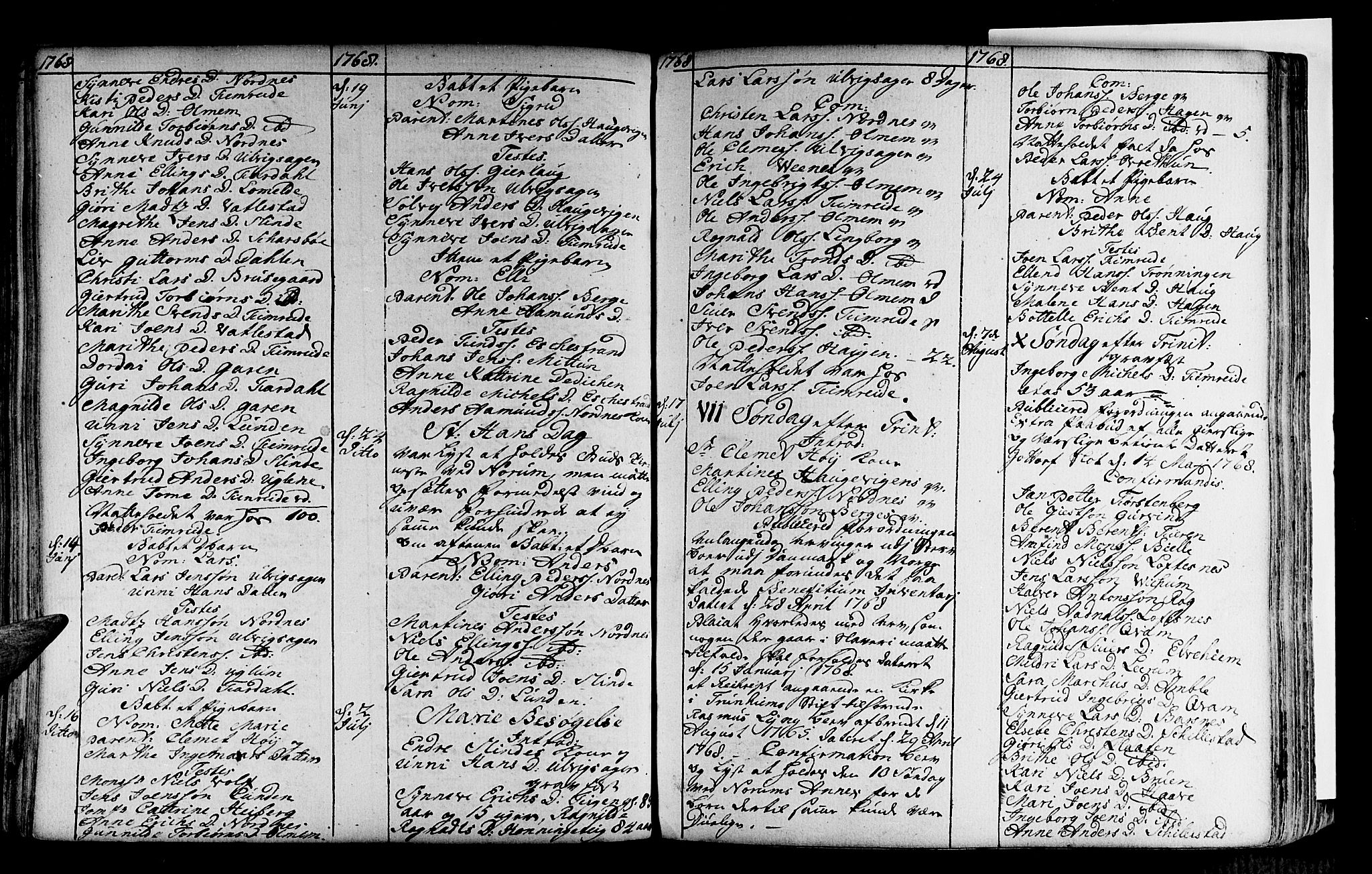 Sogndal sokneprestembete, AV/SAB-A-81301/H/Haa/Haaa/L0004: Parish register (official) no. A 4, 1747-1782