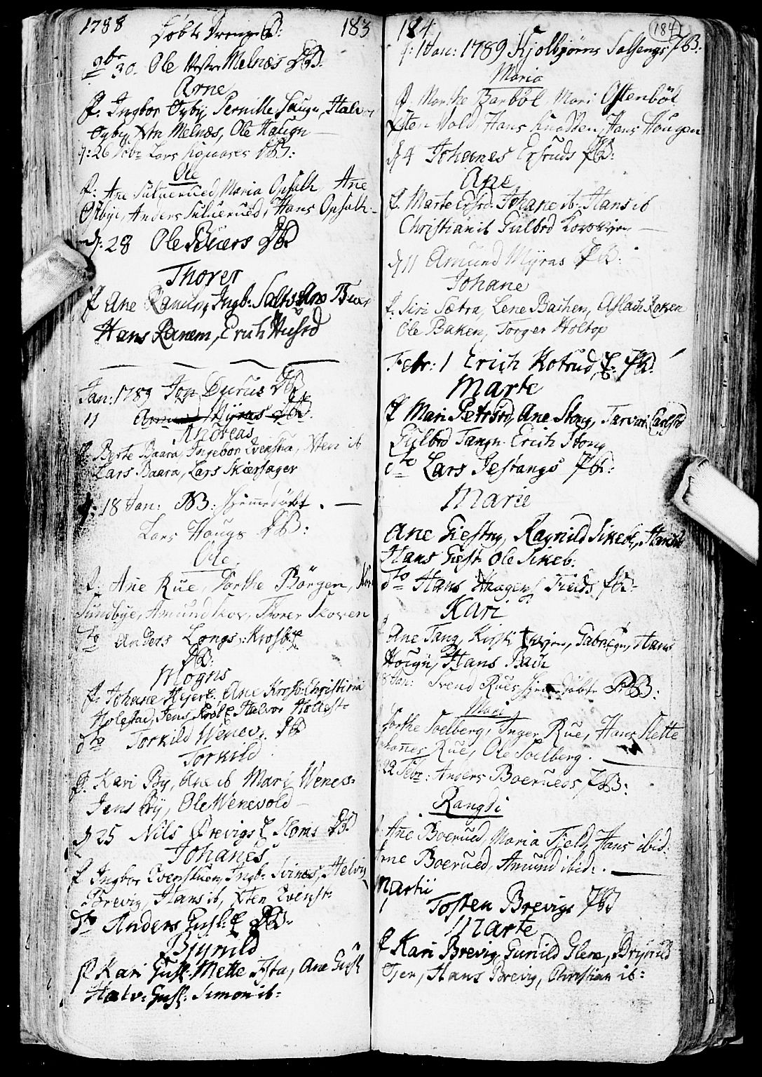 Enebakk prestekontor Kirkebøker, SAO/A-10171c/F/Fa/L0002: Parish register (official) no. I 2, 1755-1806, p. 183-184