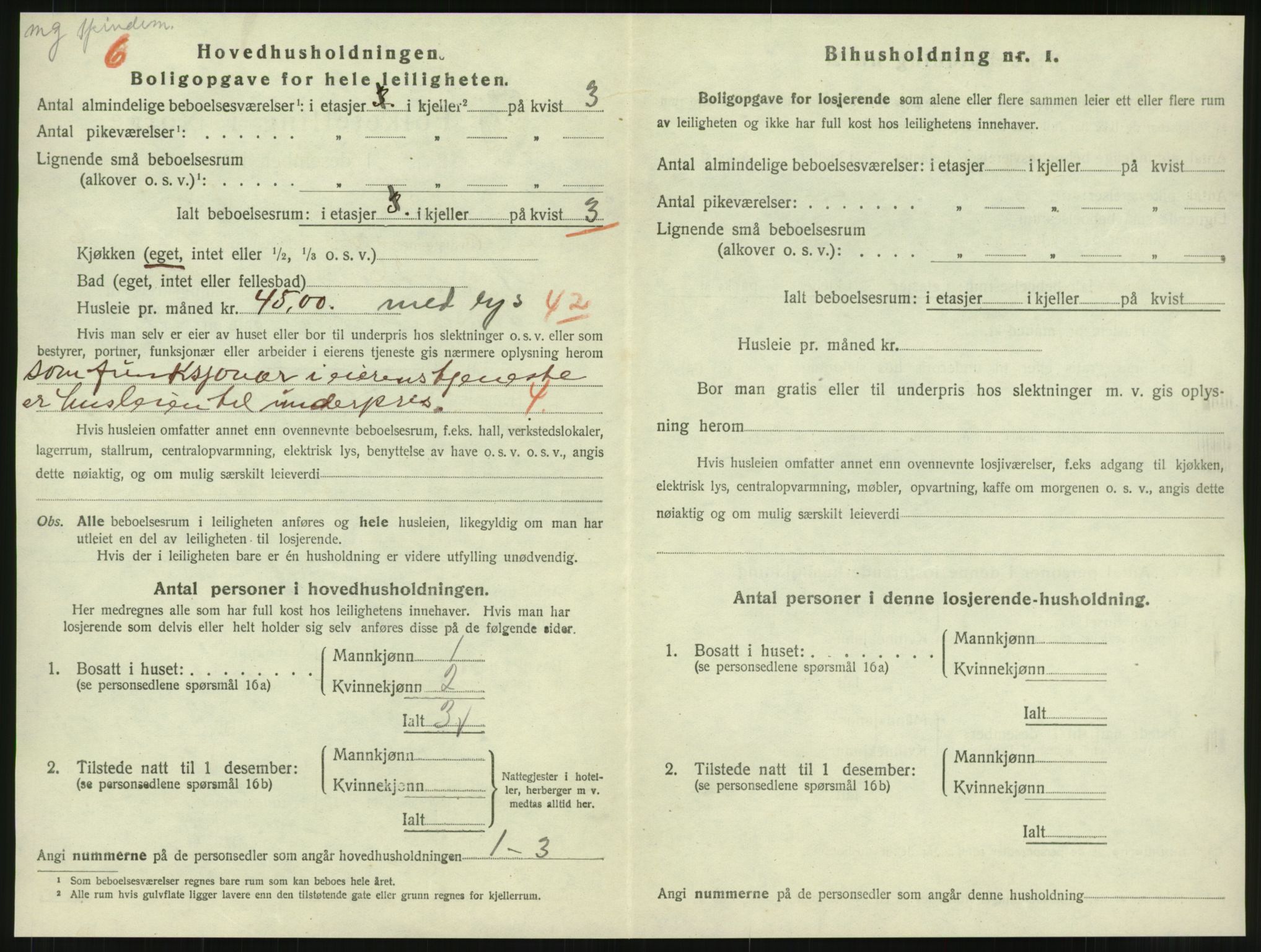 SAT, 1920 census for Namsos, 1920, p. 1874