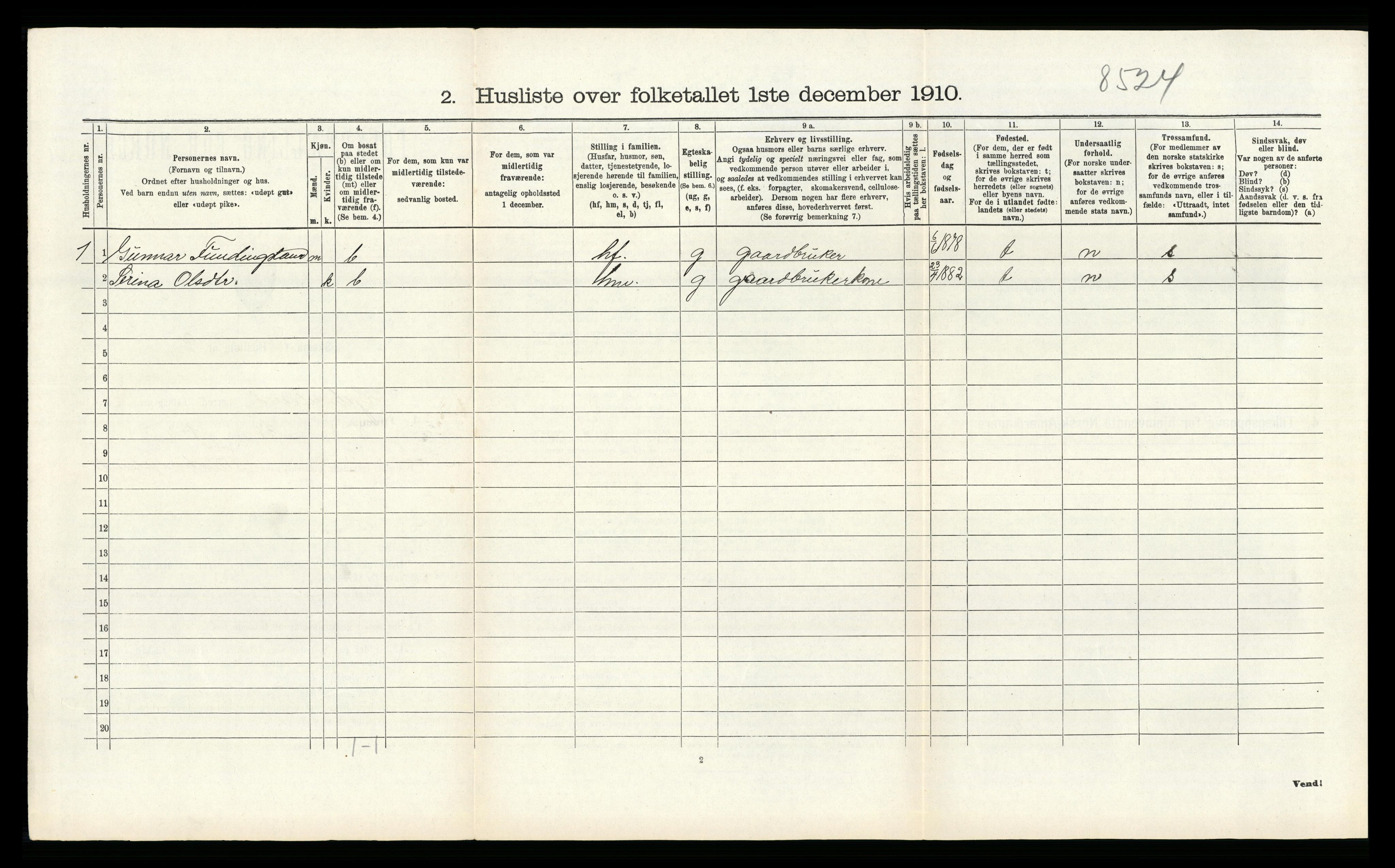 RA, 1910 census for Hjelmeland, 1910, p. 349