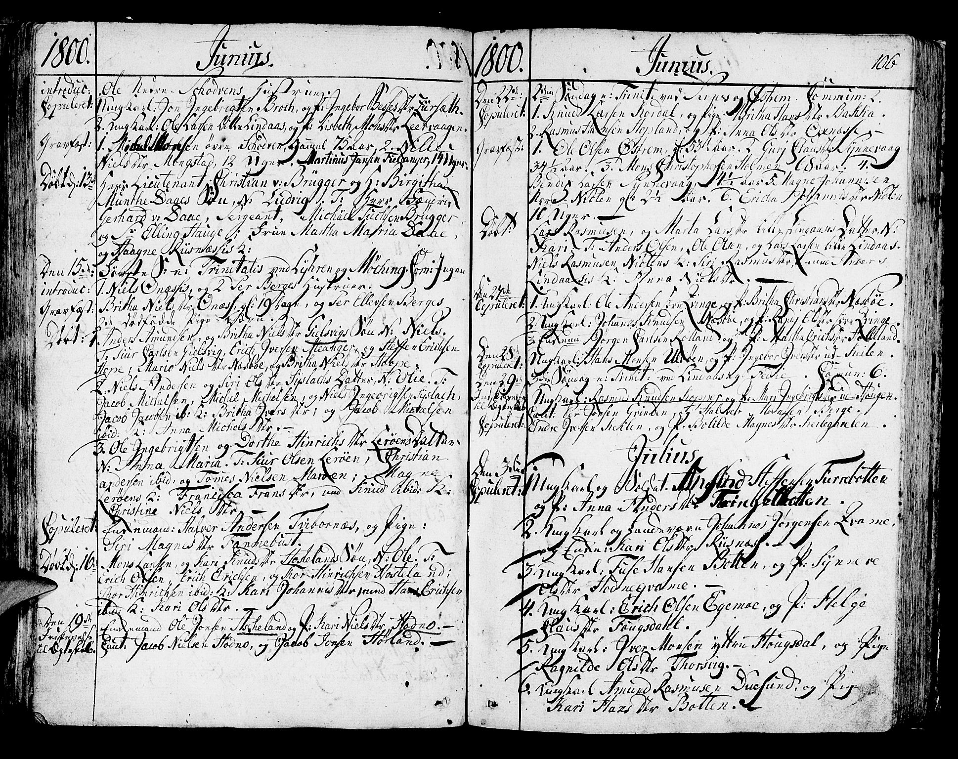 Lindås Sokneprestembete, AV/SAB-A-76701/H/Haa/Haaa/L0005: Parish register (official) no. A 5, 1791-1813, p. 106