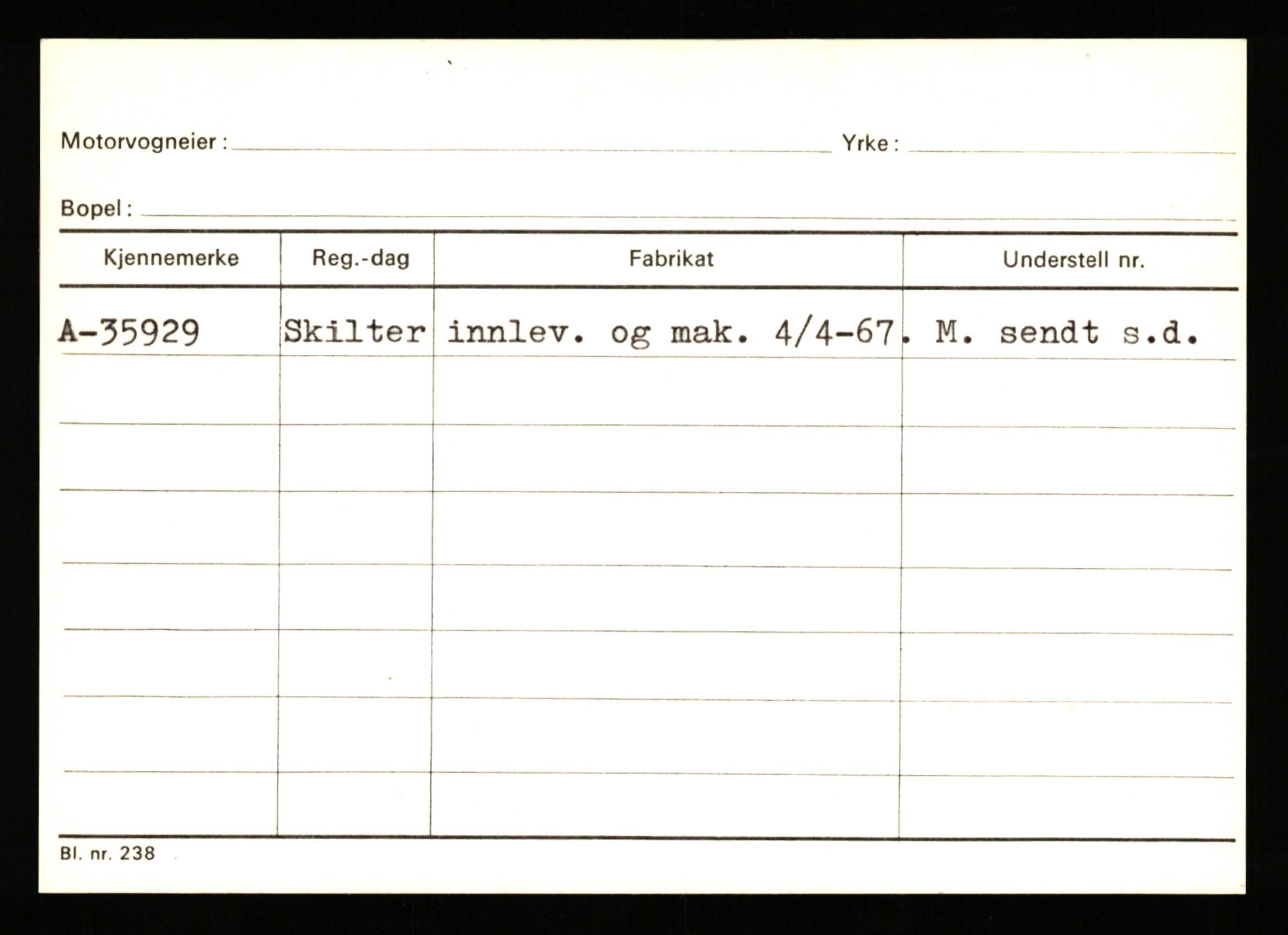 Stavanger trafikkstasjon, SAST/A-101942/0/G/L0006: Registreringsnummer: 34250 - 49007, 1930-1971, p. 505