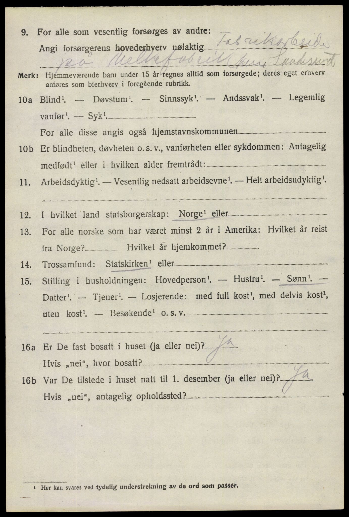 SAO, 1920 census for Tune, 1920, p. 16905