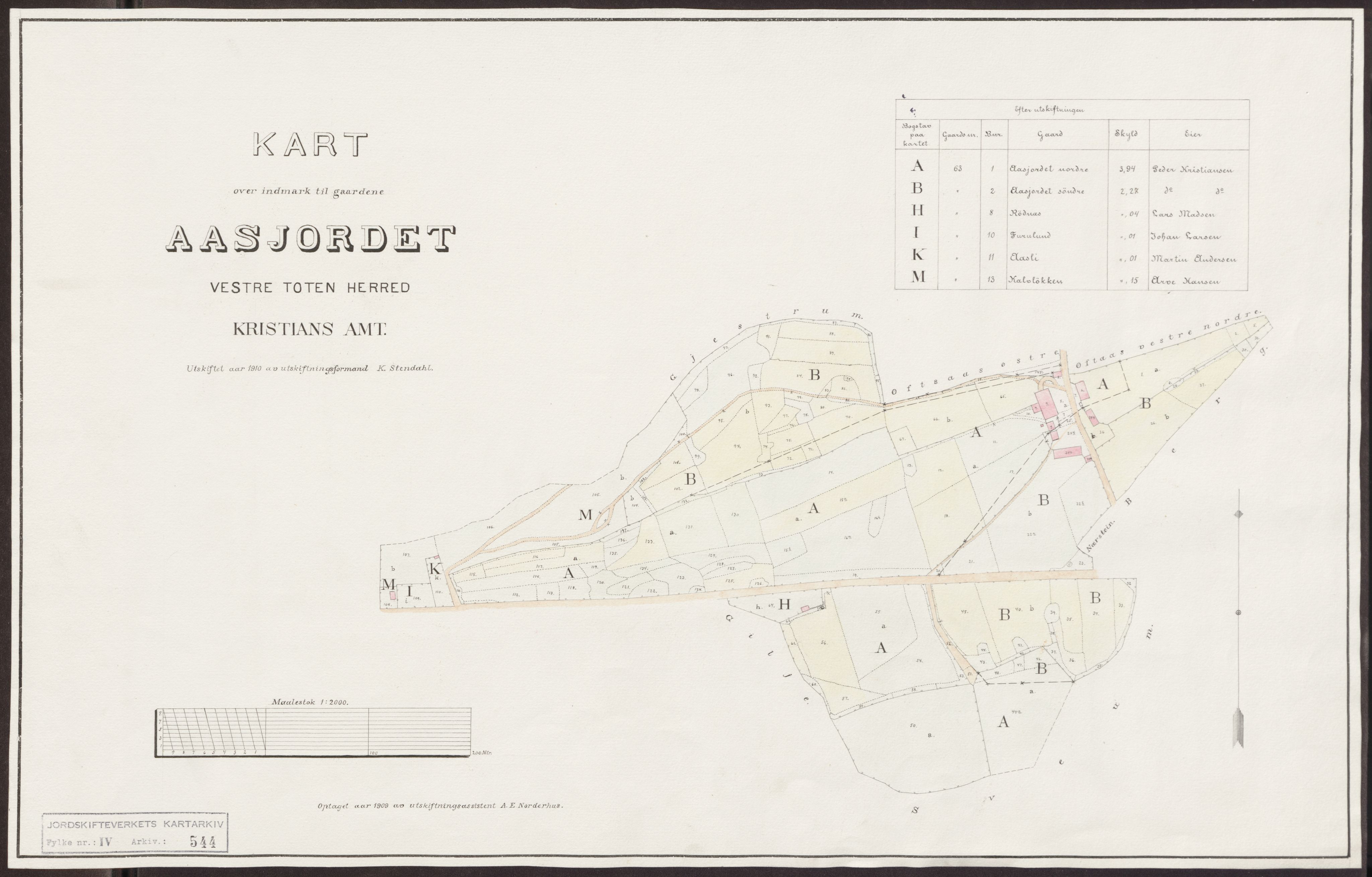 Jordskifteverkets kartarkiv, RA/S-3929/T, 1859-1988, p. 664