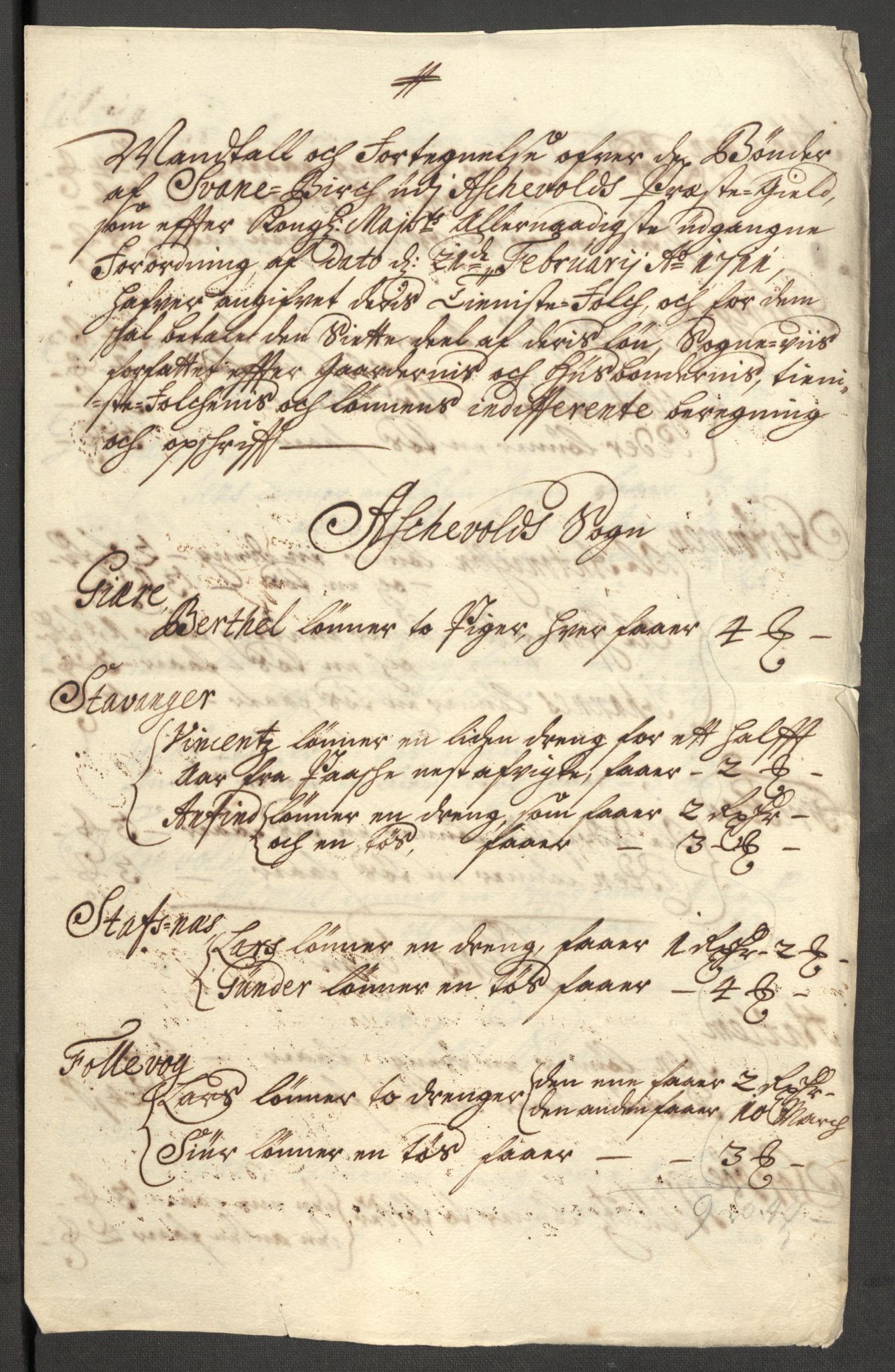 Rentekammeret inntil 1814, Reviderte regnskaper, Fogderegnskap, AV/RA-EA-4092/R53/L3434: Fogderegnskap Sunn- og Nordfjord, 1711, p. 172