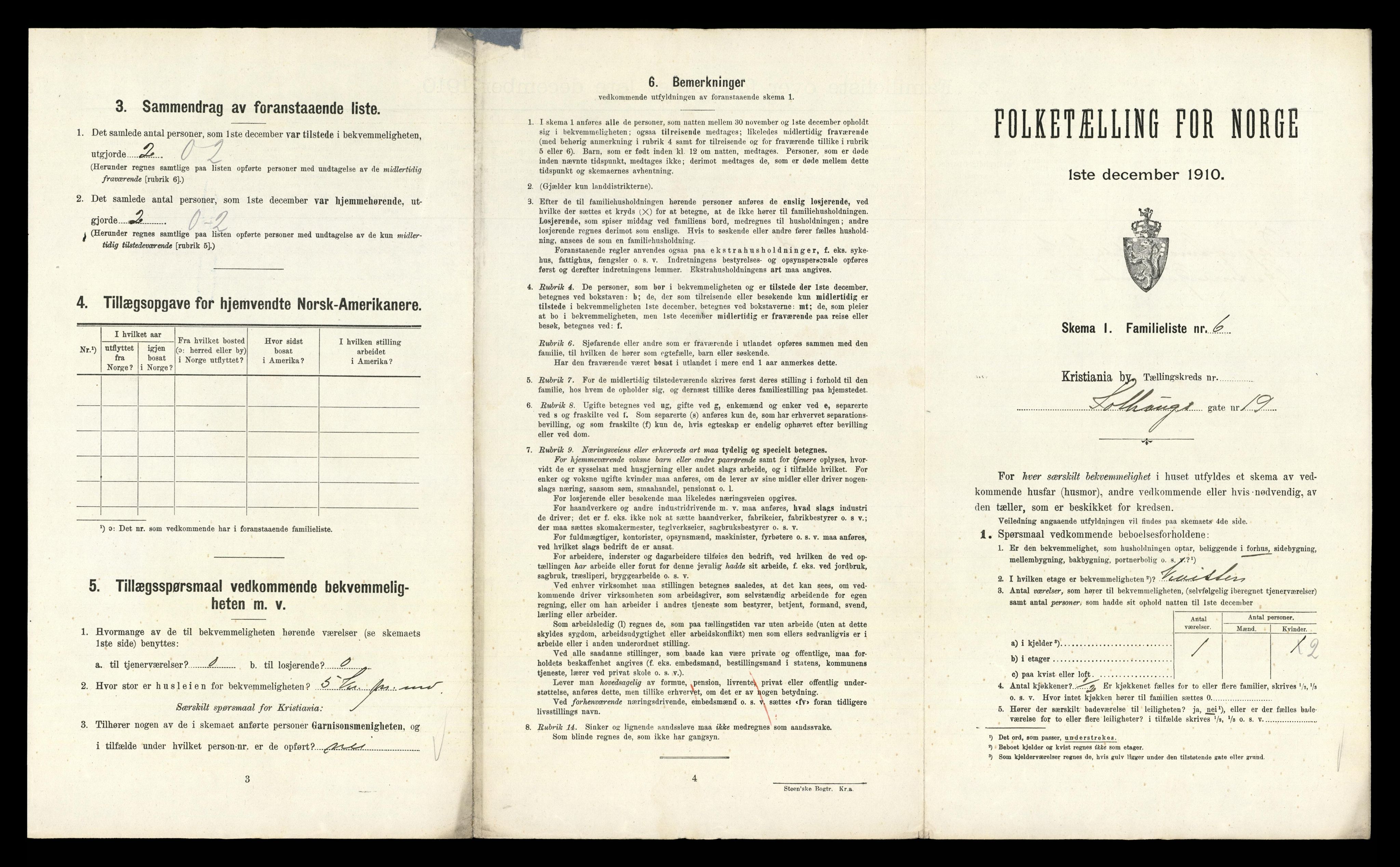 RA, 1910 census for Kristiania, 1910, p. 94977