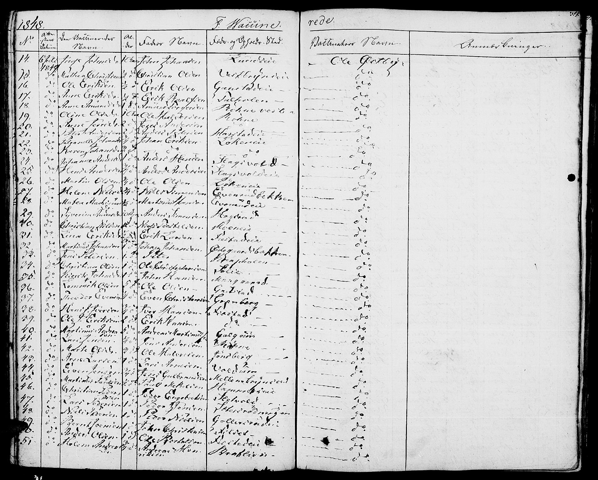 Romedal prestekontor, AV/SAH-PREST-004/K/L0003: Parish register (official) no. 3, 1829-1846, p. 359