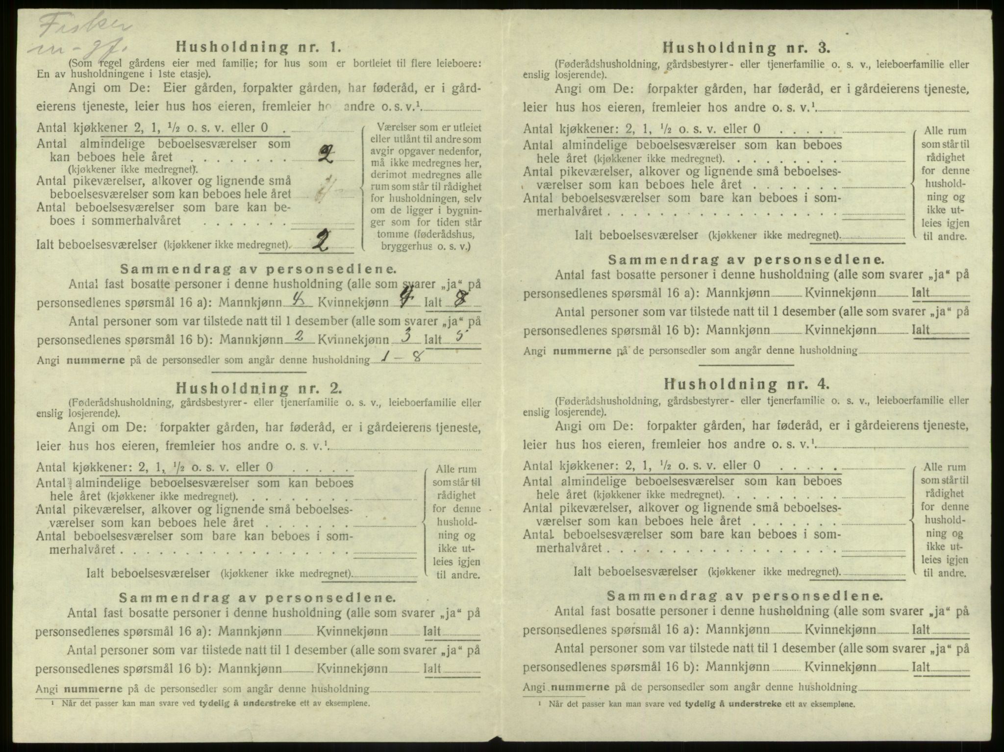 SAB, 1920 census for Kinn, 1920, p. 323