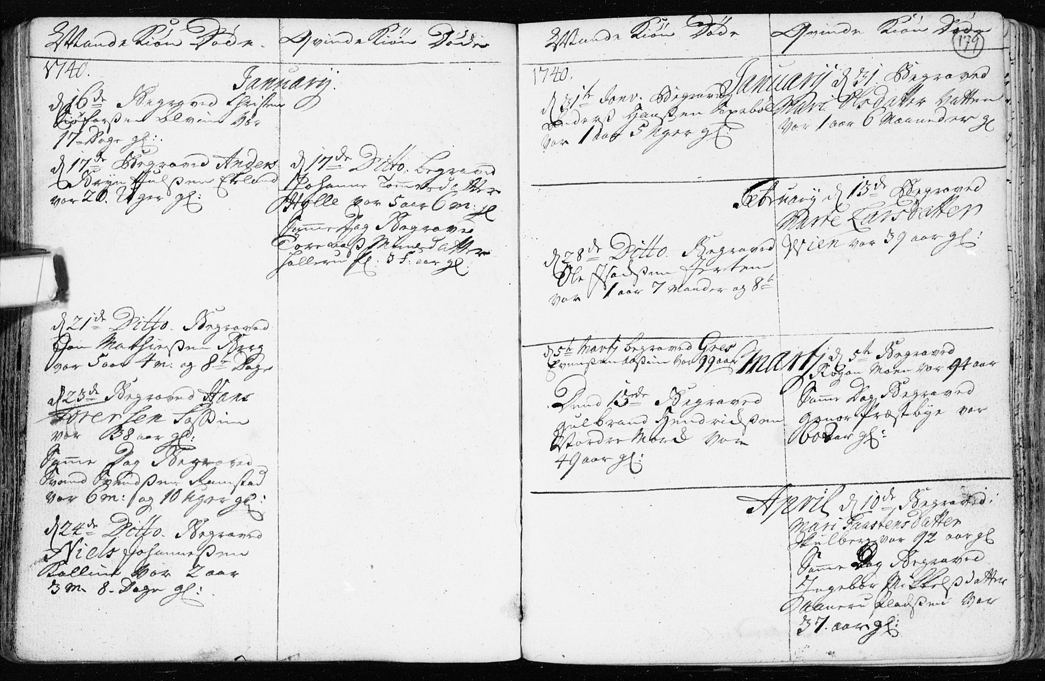 Spydeberg prestekontor Kirkebøker, AV/SAO-A-10924/F/Fa/L0002: Parish register (official) no. I 2, 1739-1780, p. 179