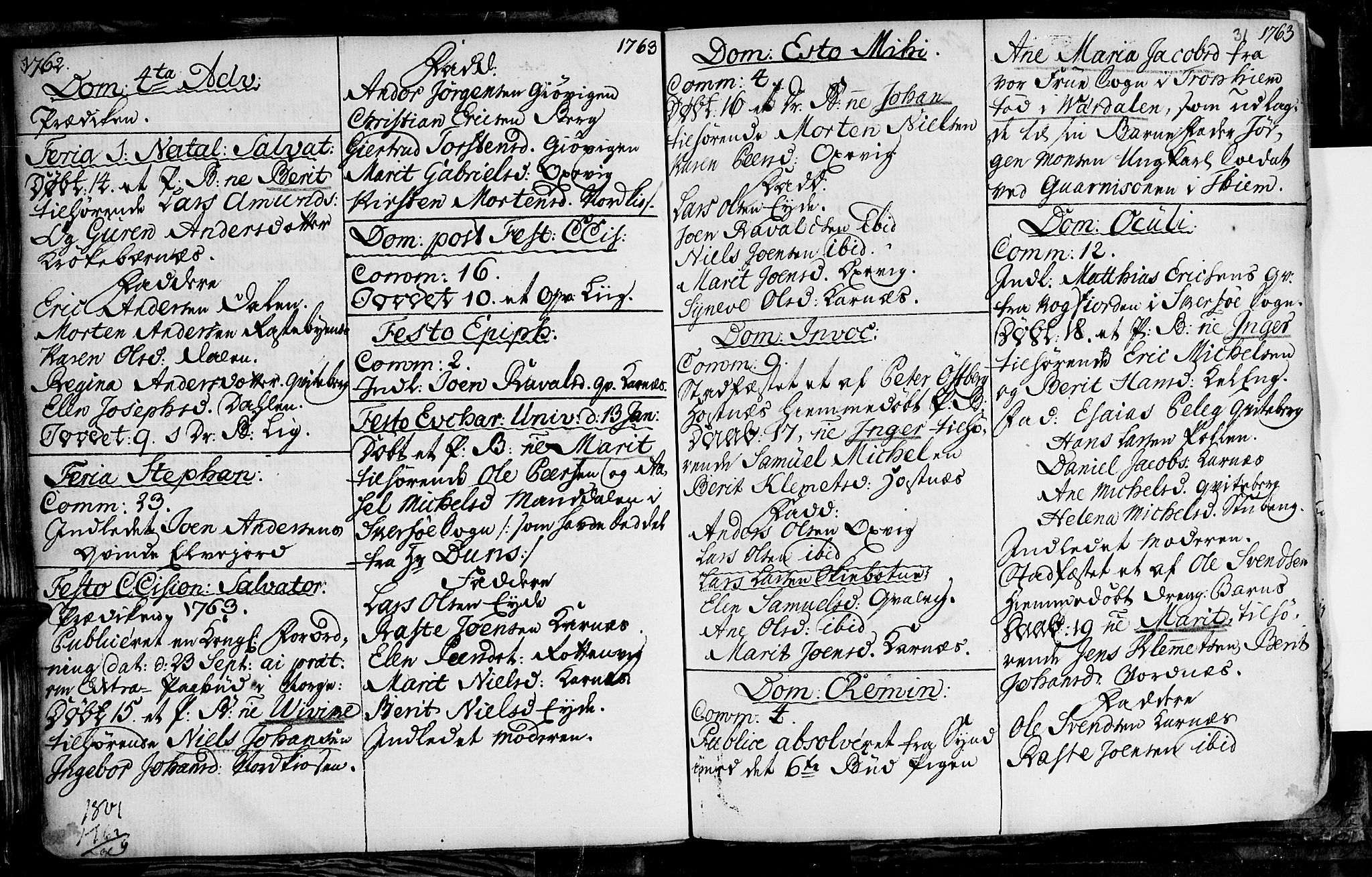 Lyngen sokneprestembete, SATØ/S-1289/H/He/Hea/L0001kirke: Parish register (official) no. 1, 1756-1785, p. 31