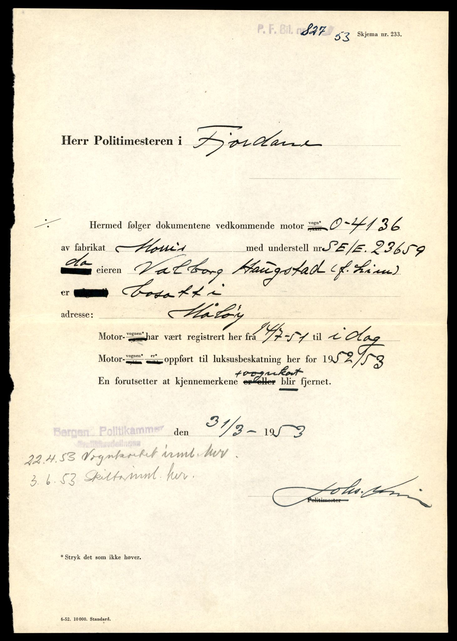Møre og Romsdal vegkontor - Ålesund trafikkstasjon, AV/SAT-A-4099/F/Fe/L0045: Registreringskort for kjøretøy T 14320 - T 14444, 1927-1998, p. 2091