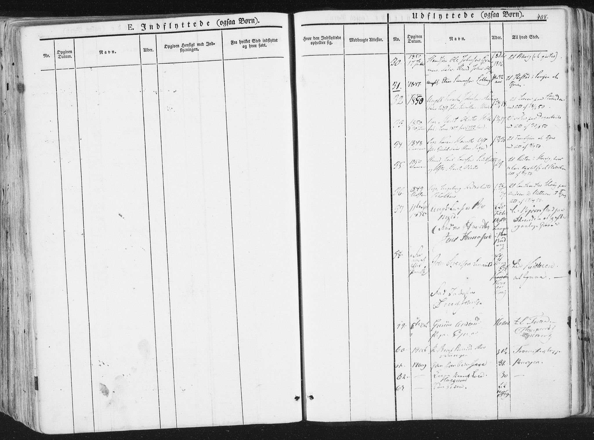 Ministerialprotokoller, klokkerbøker og fødselsregistre - Sør-Trøndelag, SAT/A-1456/691/L1074: Parish register (official) no. 691A06, 1842-1852, p. 408