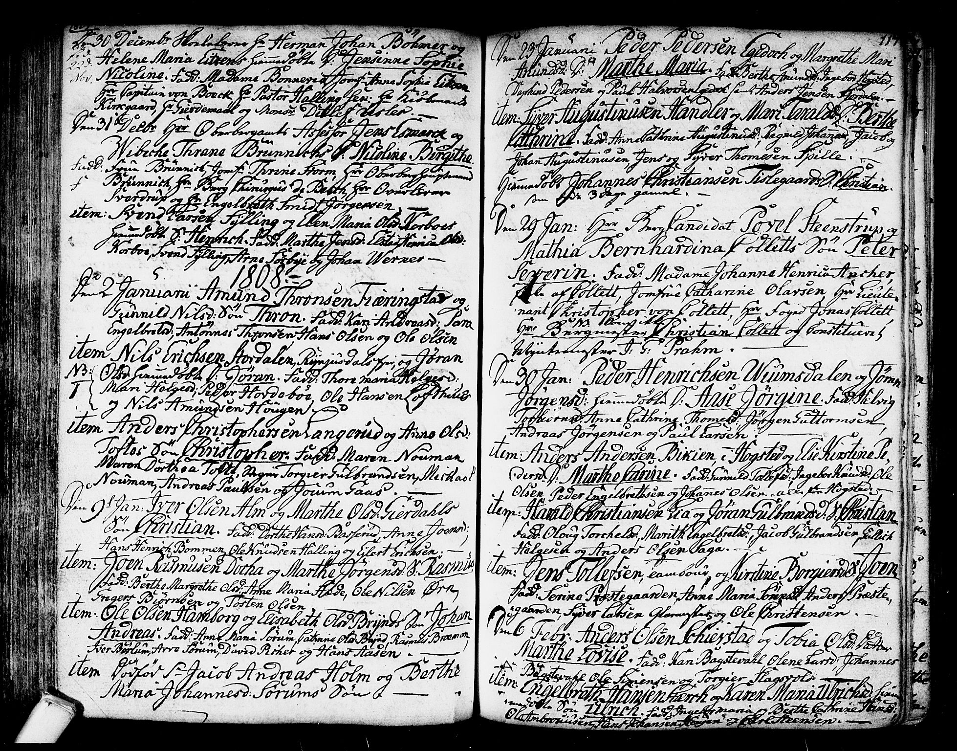 Kongsberg kirkebøker, SAKO/A-22/F/Fa/L0007: Parish register (official) no. I 7, 1795-1816, p. 117
