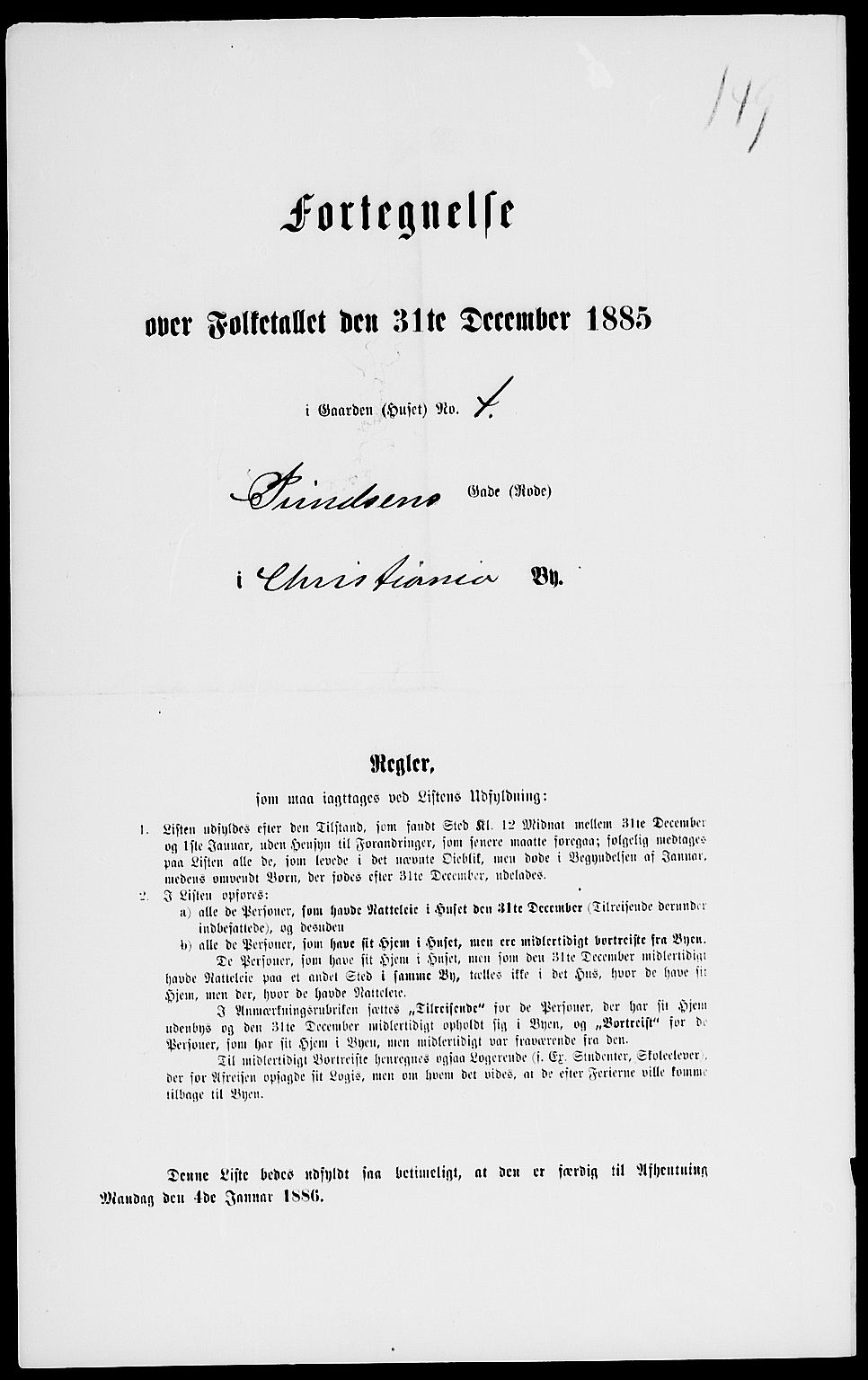 RA, 1885 census for 0301 Kristiania, 1885, p. 556