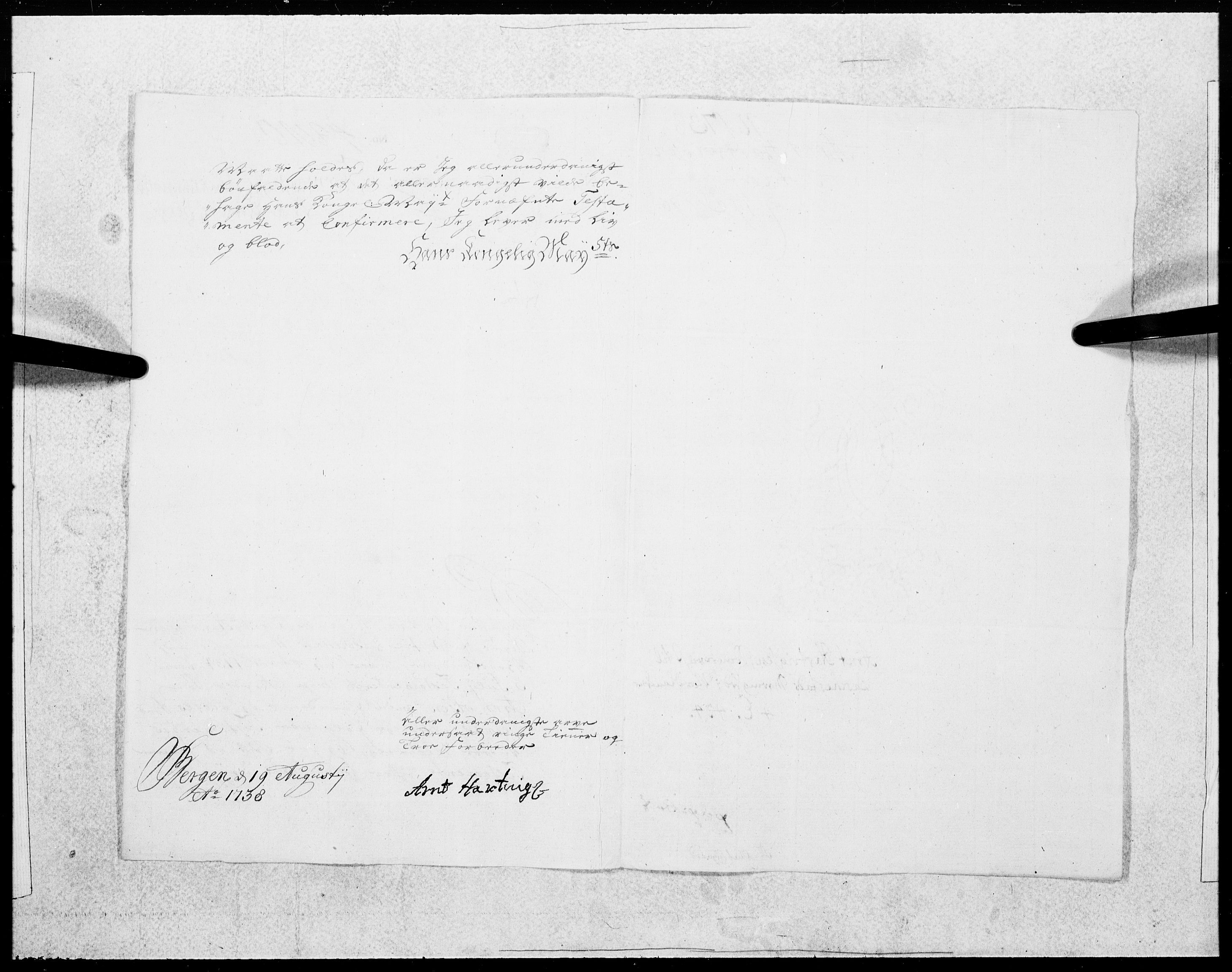 Danske Kanselli 1572-1799, AV/RA-EA-3023/F/Fc/Fcc/Fcca/L0128: Norske innlegg 1572-1799, 1738, p. 178