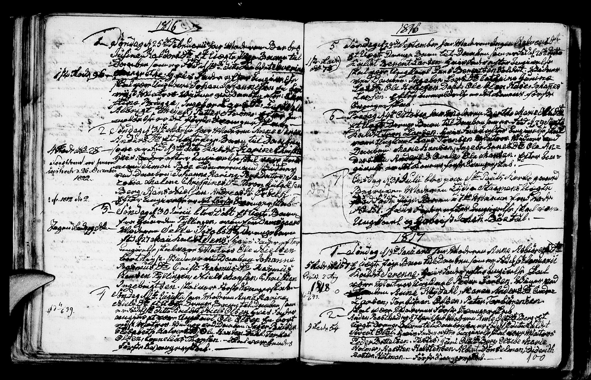 Nykirken Sokneprestembete, AV/SAB-A-77101/H/Haa/L0001: Parish register (official) no. A 1, 1668-1820, p. 100