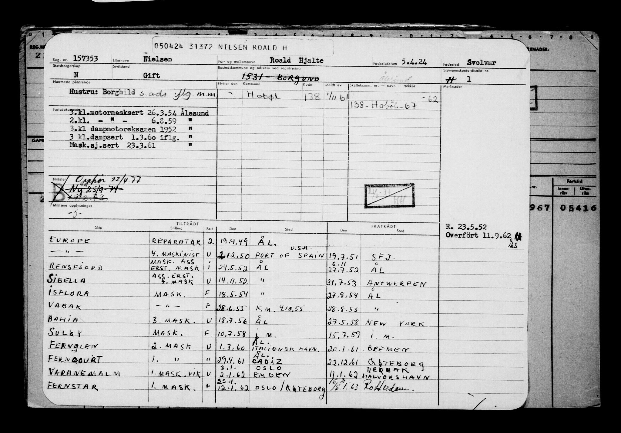 Direktoratet for sjømenn, AV/RA-S-3545/G/Gb/L0229: Hovedkort, 1924, p. 686