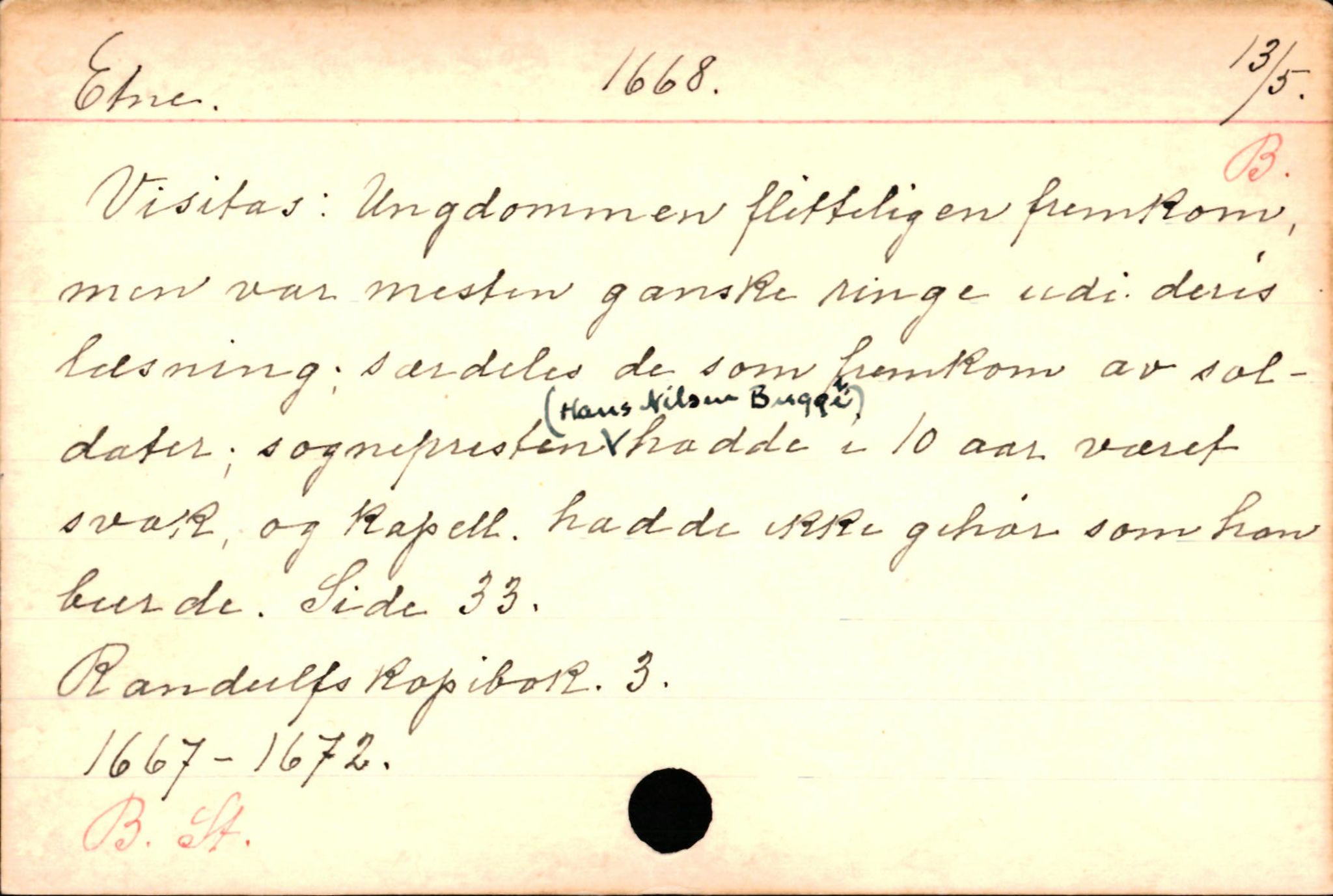 Haugen, Johannes - lærer, AV/SAB-SAB/PA-0036/01/L0001: Om klokkere og lærere, 1521-1904, p. 3713