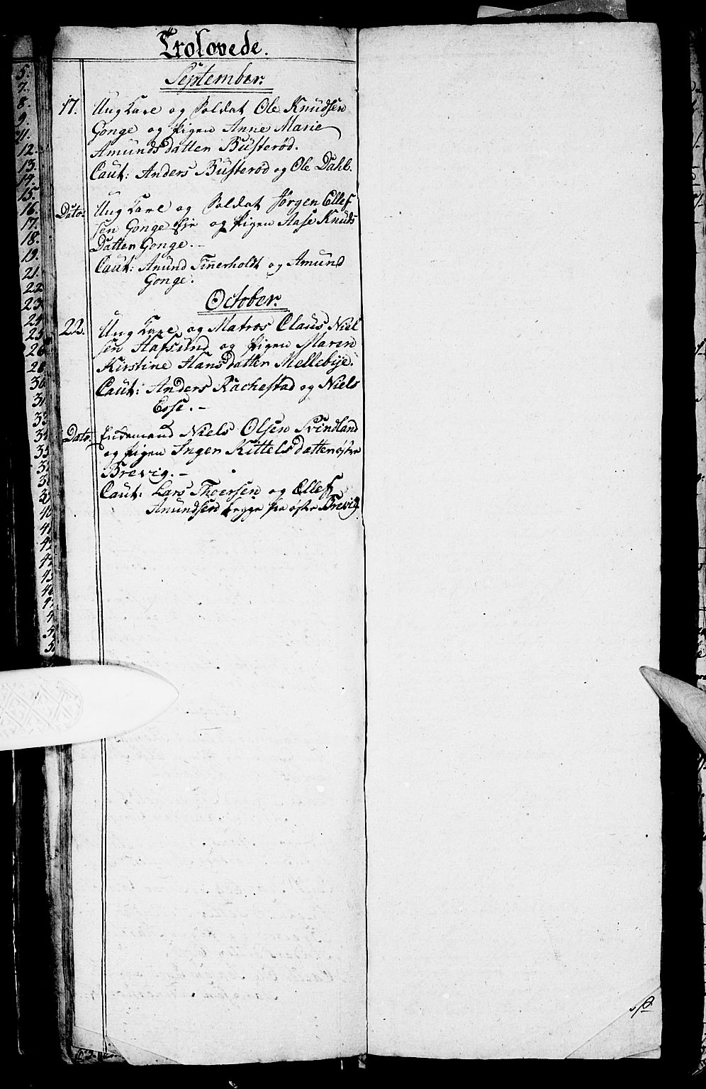 Bamble kirkebøker, AV/SAKO-A-253/G/Ga/L0002: Parish register (copy) no. I 2, 1794-1800