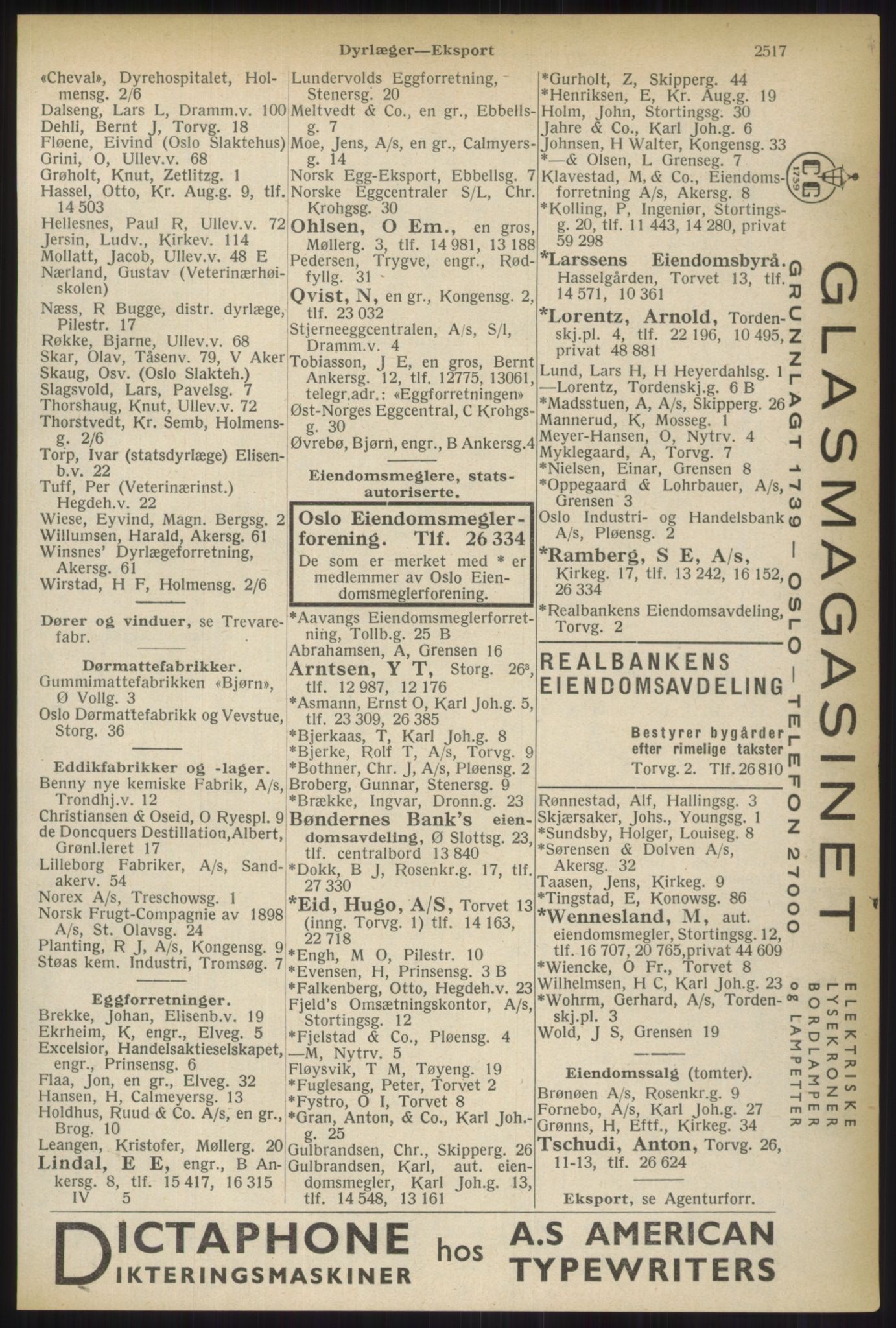 Kristiania/Oslo adressebok, PUBL/-, 1937, p. 2517