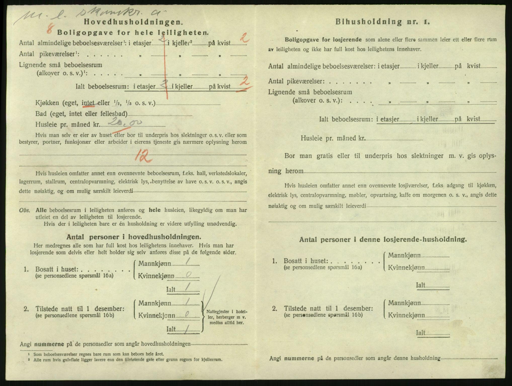 SAKO, 1920 census for Larvik, 1920, p. 3097