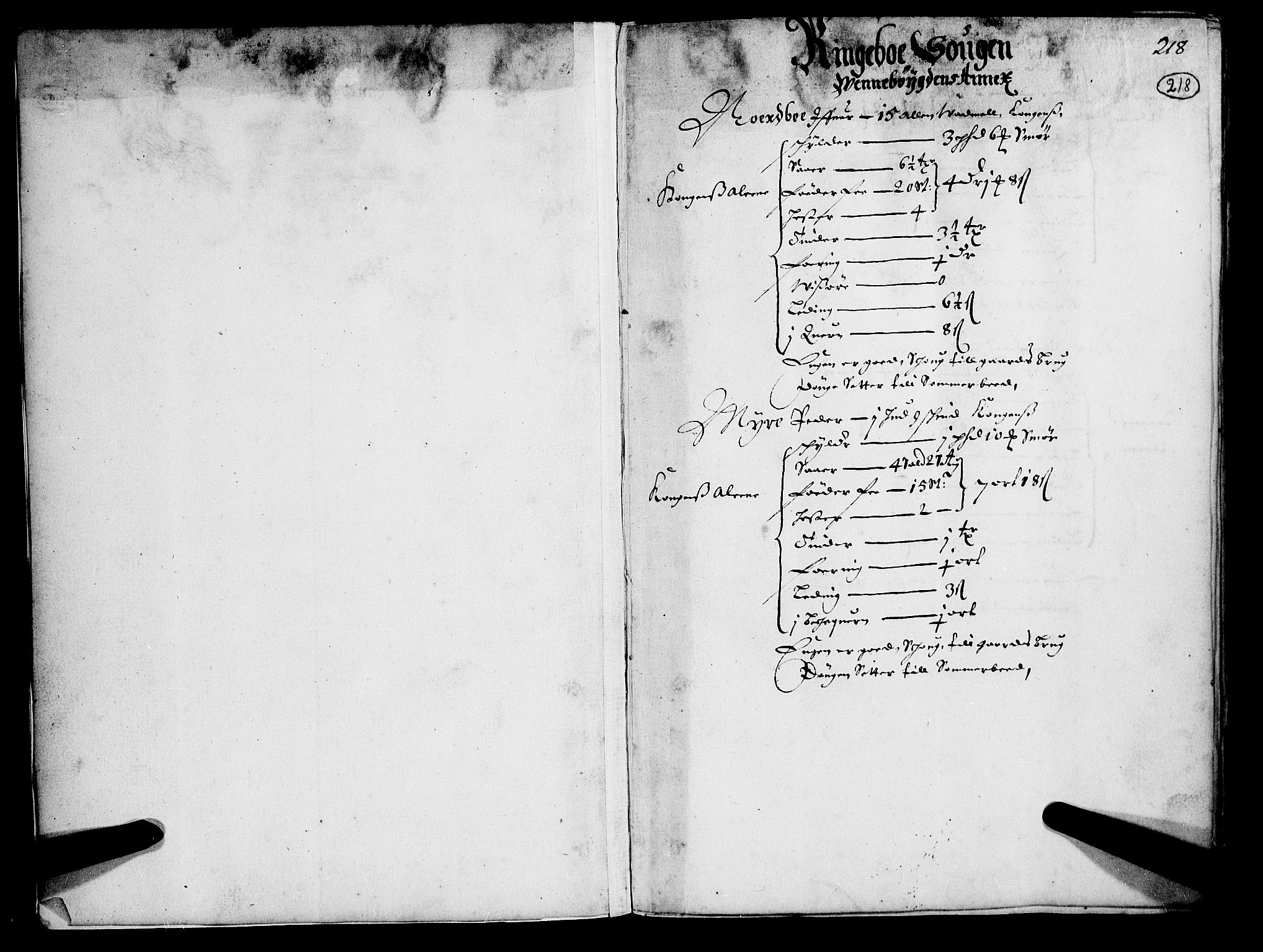 Rentekammeret inntil 1814, Realistisk ordnet avdeling, RA/EA-4070/N/Nb/Nba/L0015: Gudbrandsdalen fogderi, 2. del, 1668, p. 217b-218a