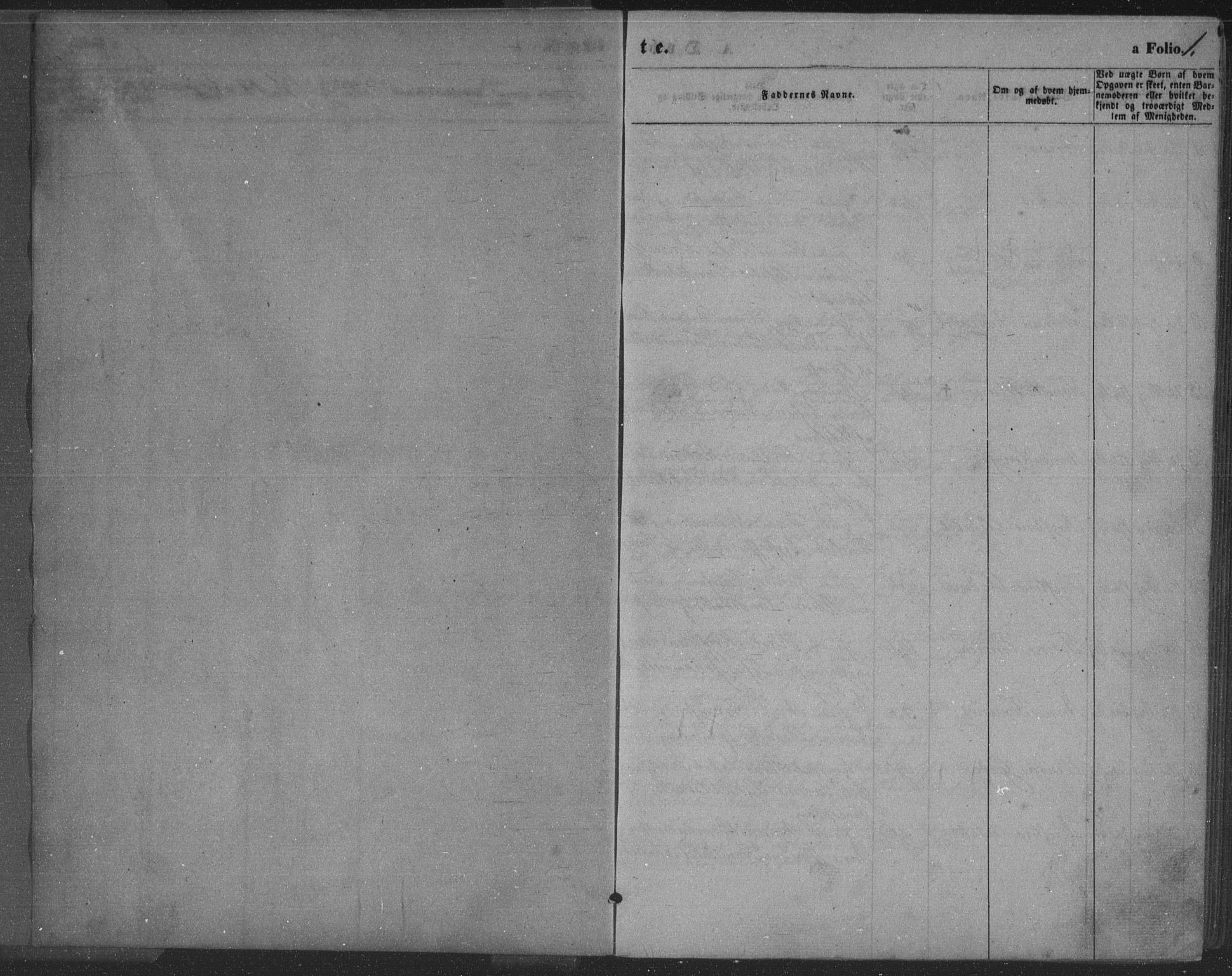 Lista sokneprestkontor, AV/SAK-1111-0027/F/Fa/L0011: Parish register (official) no. A 11, 1861-1878, p. 1