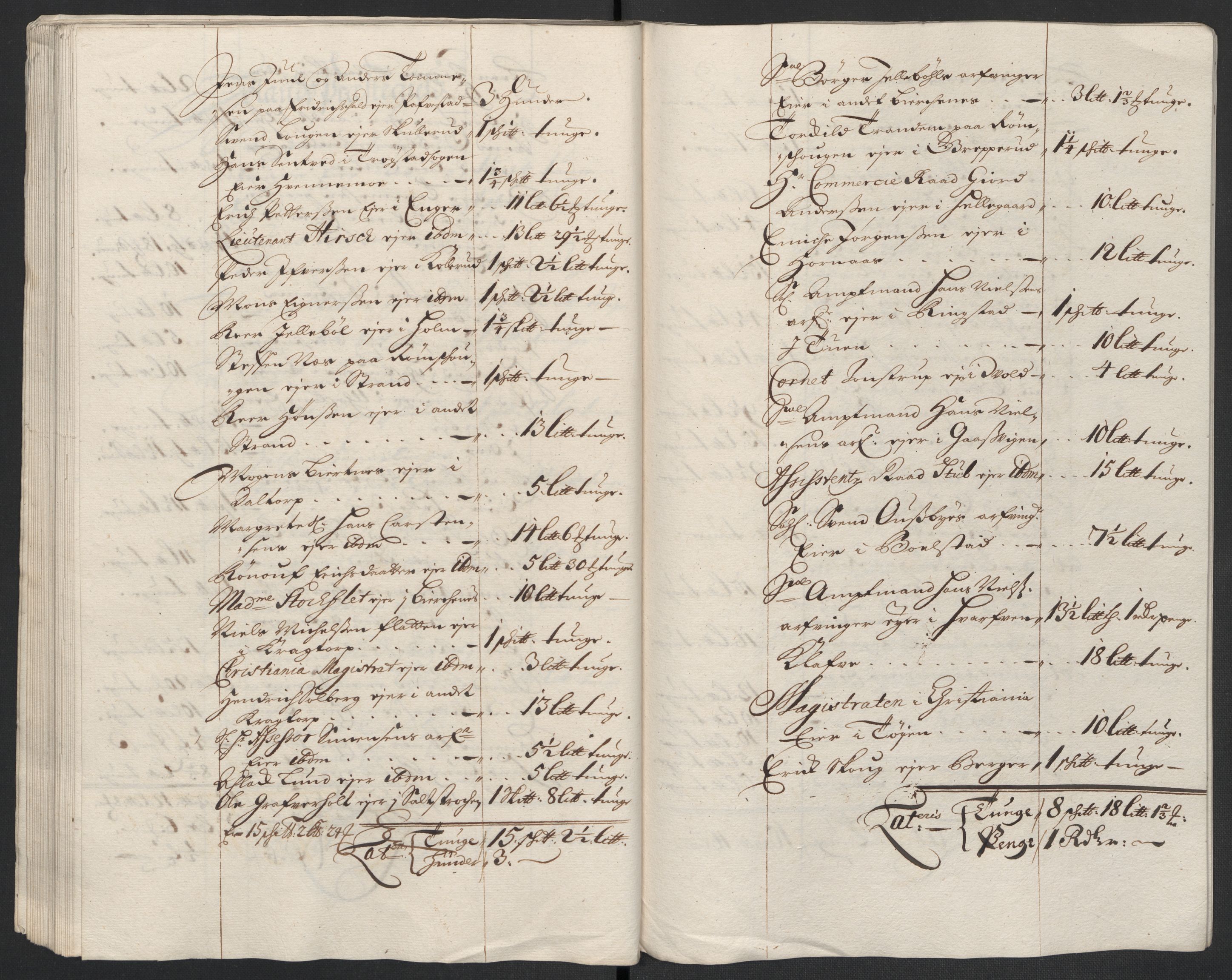 Rentekammeret inntil 1814, Reviderte regnskaper, Fogderegnskap, AV/RA-EA-4092/R11/L0584: Fogderegnskap Nedre Romerike, 1701, p. 166