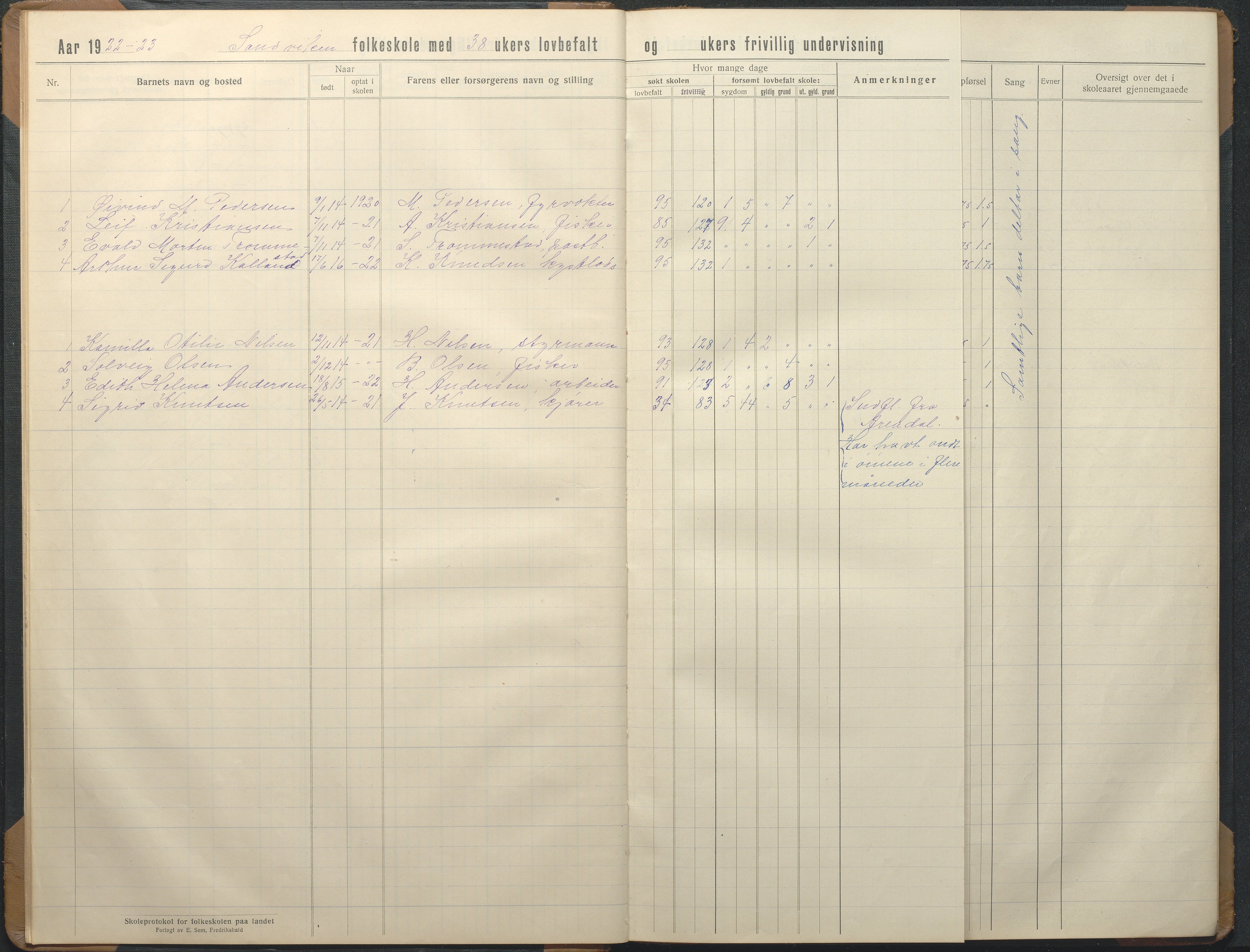 Hisøy kommune frem til 1991, AAKS/KA0922-PK/32/L0019: Skoleprotokoll, 1919-1950